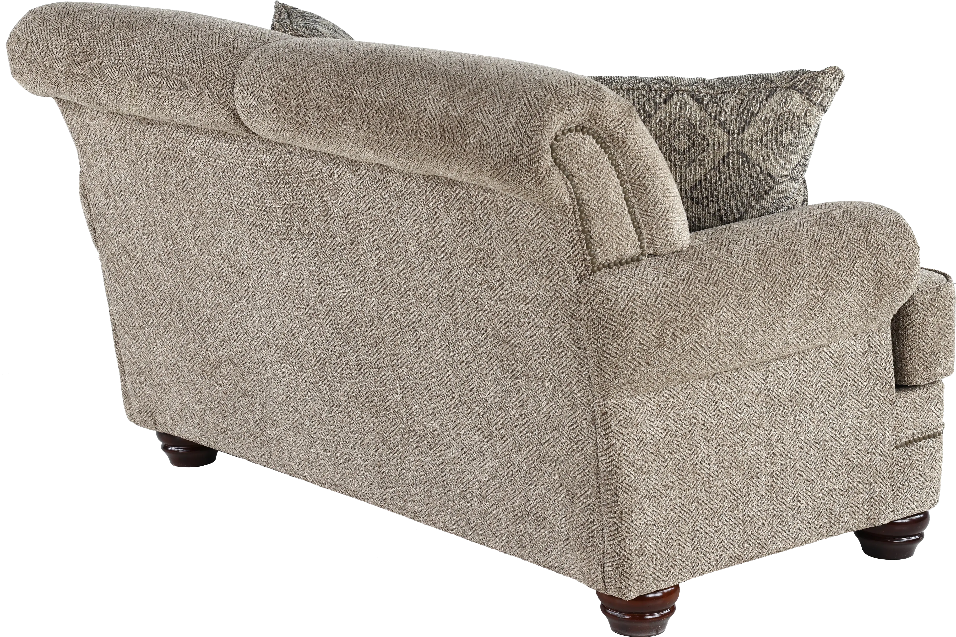 Urban Wheat Brown Loveseat-5