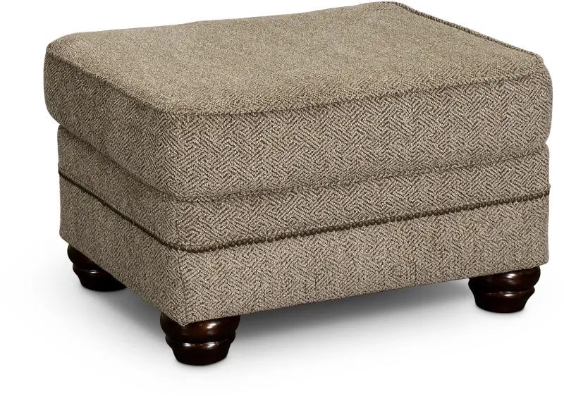 Urban Wheat Brown Ottoman