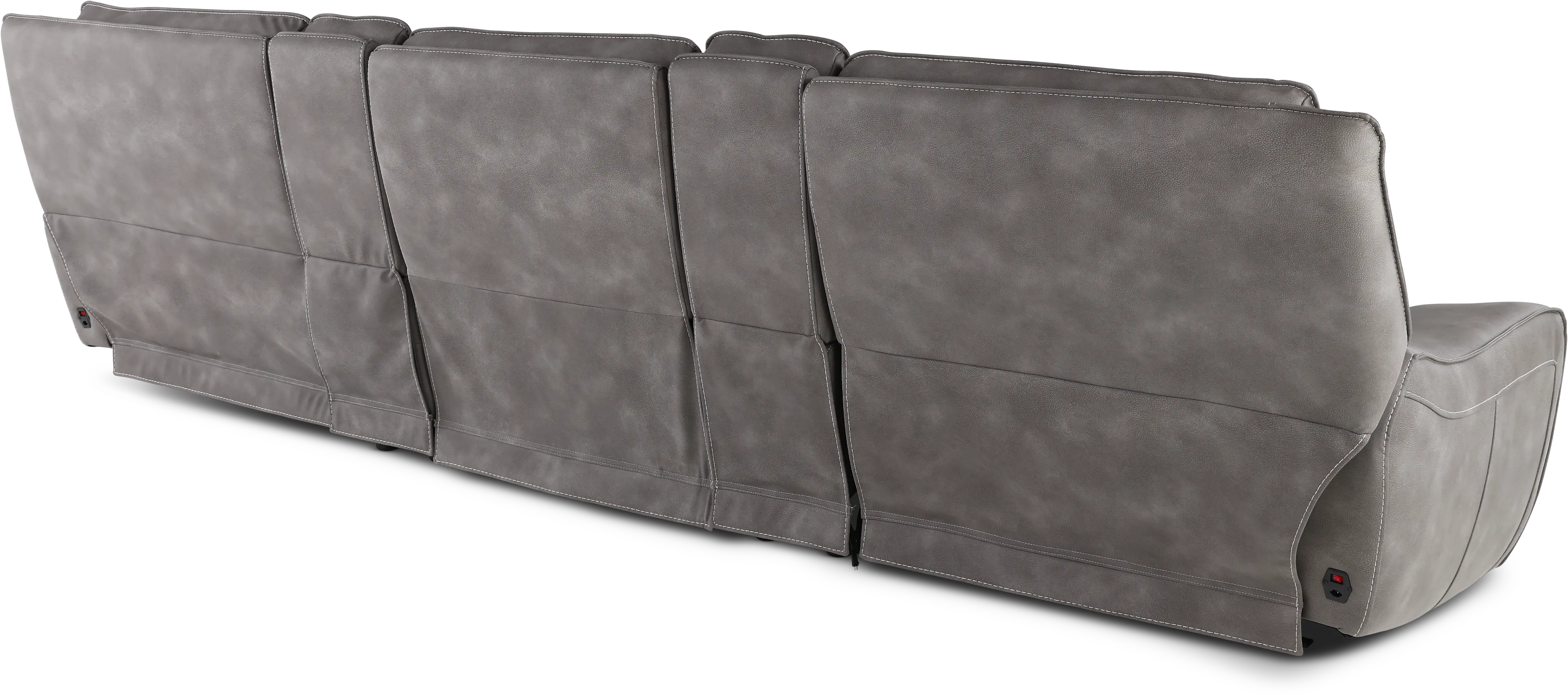 Sauvage Charcoal Gray Power Reclining Home Theater Sectional-6