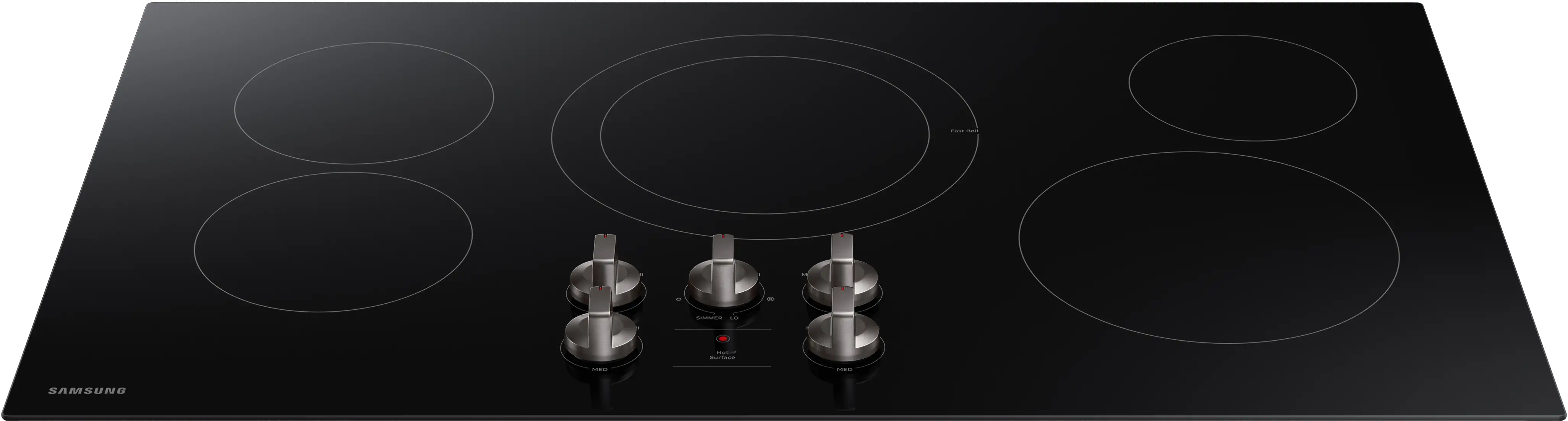 NZ36R5330RK Samsung 36 Inch Electric Cooktop - Black-3