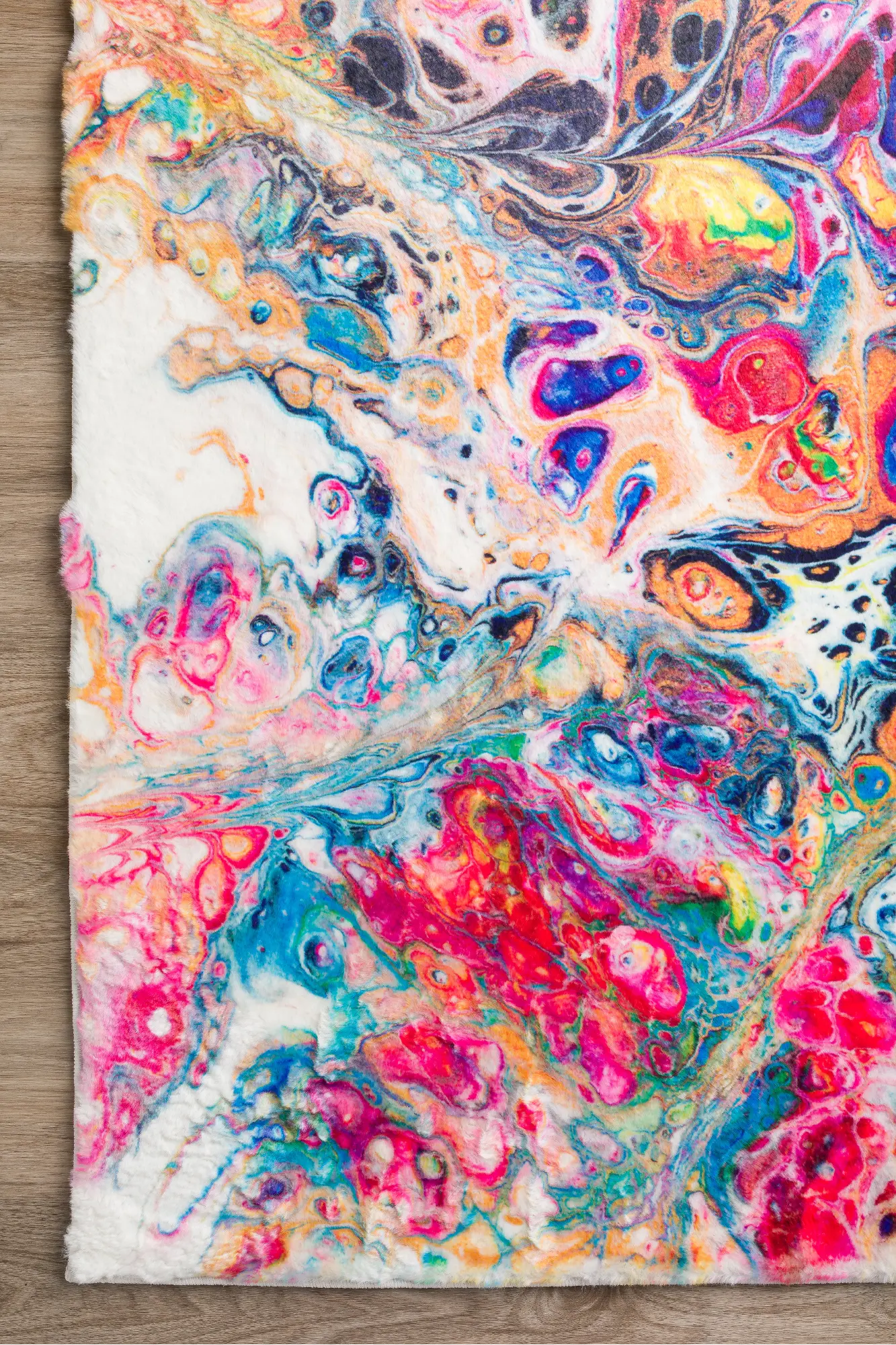 KK1CR5X8-KIKICARNIVL Kikiamo 5 x 8 Multicolor Carnival Area Rug-3