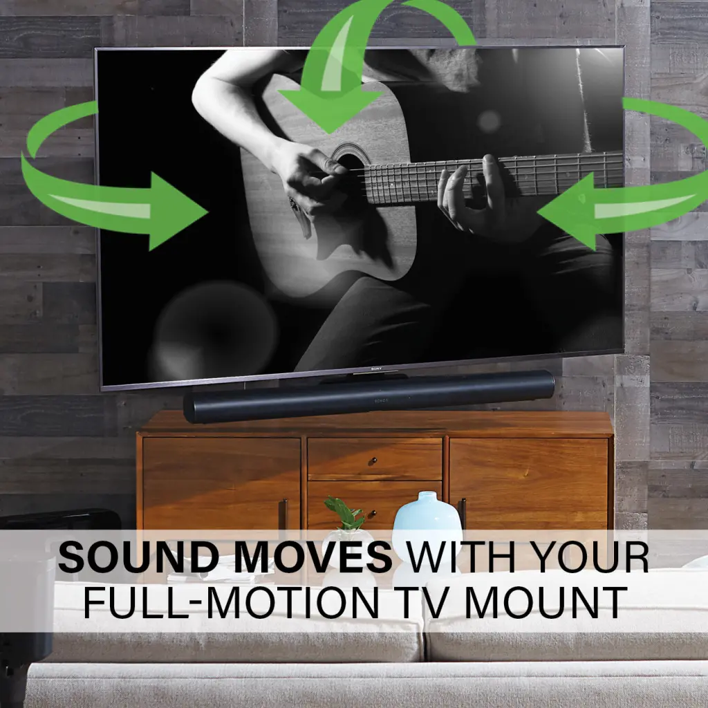 WSSATM1-B2 Extendable Soundbar TV Mount Designed For Sonos Arc Sound Bar-6