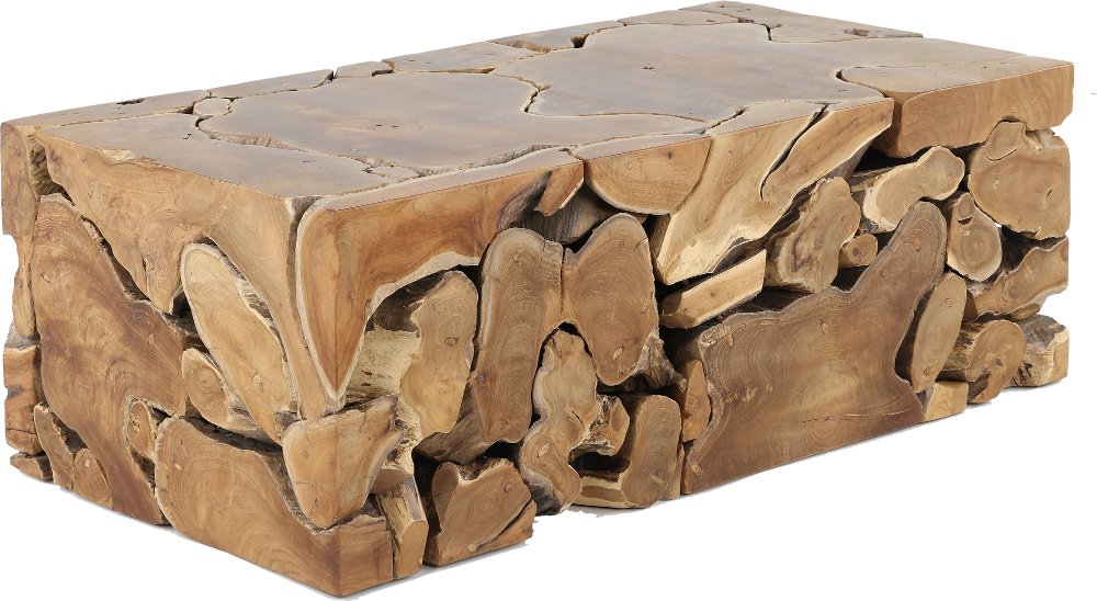 Block Rectangular Coffee Table