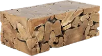Block Rectangular Coffee Table