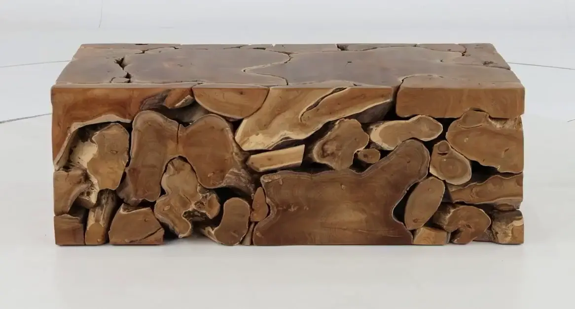 Block Rectangular Coffee Table-6