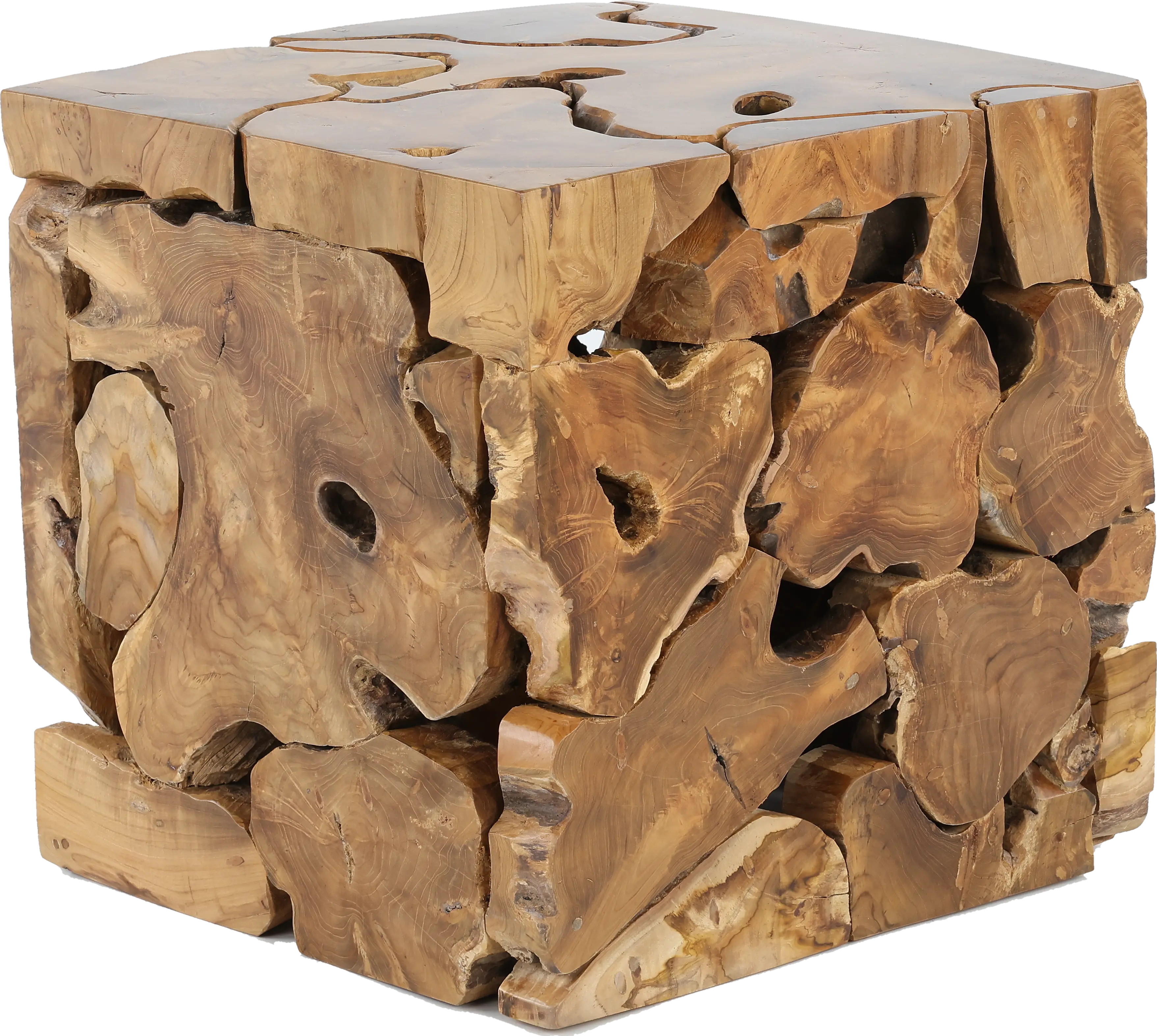 Block Square End Table-1