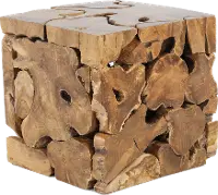 Block Square End Table