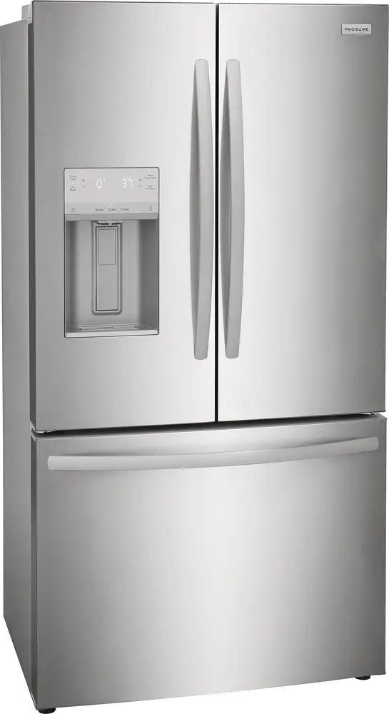 FRFC2323AS Frigidaire 22.6 Cu Ft French Door Refrigerator - Counter Depth Stainless Steel-1