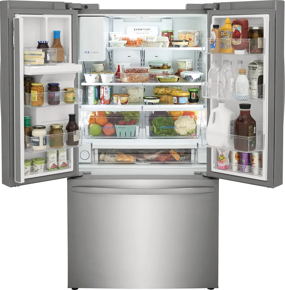 FRFC2323AS Frigidaire 22.6 Cu Ft French Door Refrigerator - Counter Depth Stainless Steel-8