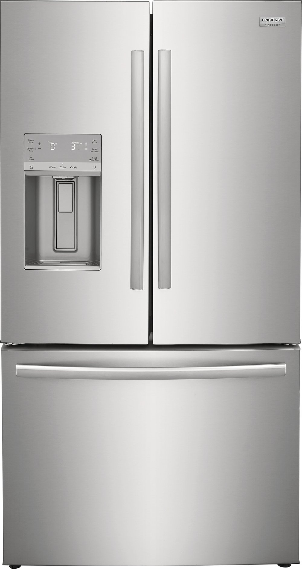 Frigidaire Gallery 22.6 cu ft French Door Refrigerator - Counter Depth Stainless Steel