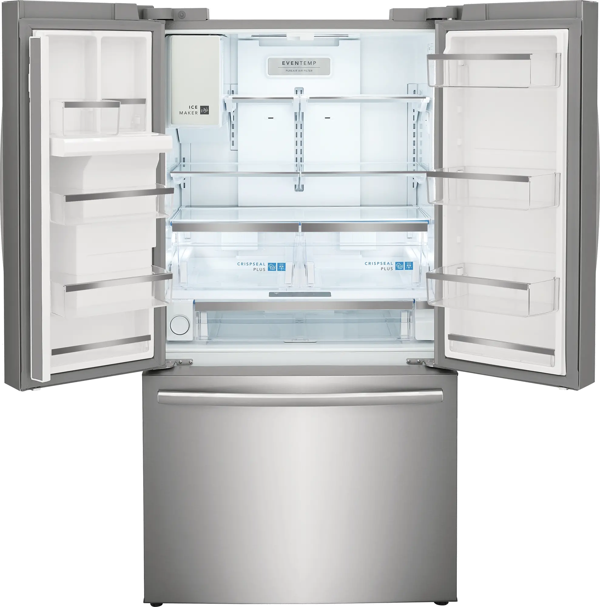 GRFC2353AF Frigidaire Gallery 22.6 cu ft French Door Refrigerator - Counter Depth Stainless Steel-4