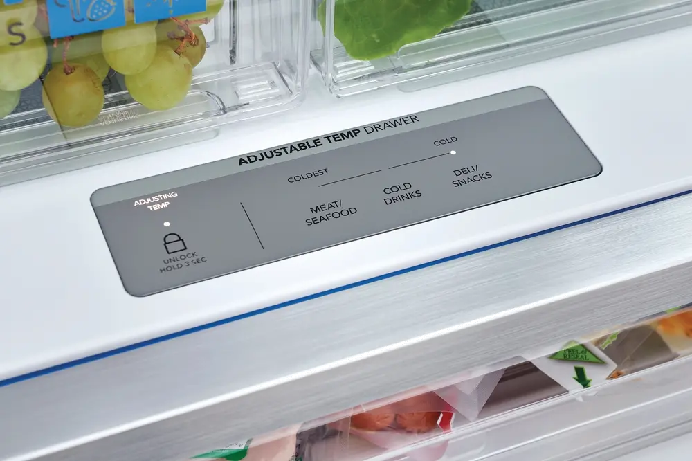 GRFS2853AD Frigidaire Gallery 27.8 cu ft French Door Refrigerator - Black Stainless Steel-12