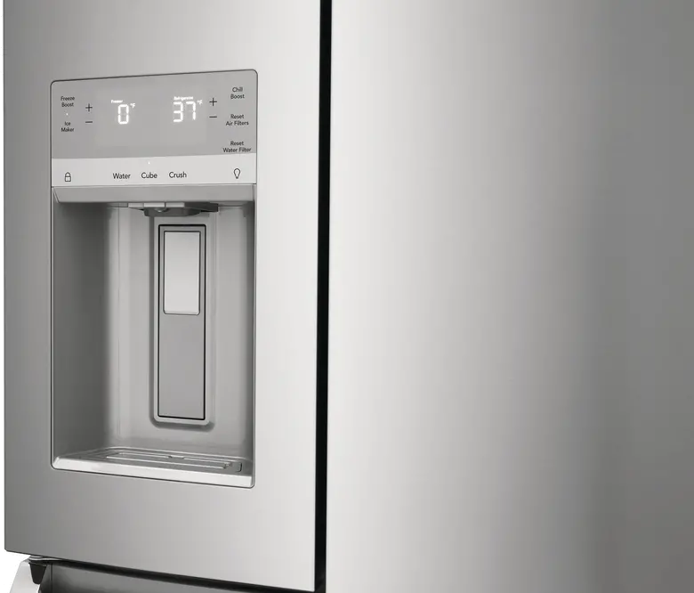 GRQC2255BF Frigidaire 21.3 cu ft French Door Refrigerator - Counter Depth Stainless Steel-4