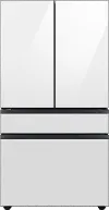 RF23BB860012 Samsung Bespoke 23 cu ft 4 Door Refrigerator - Counter Depth White Glass