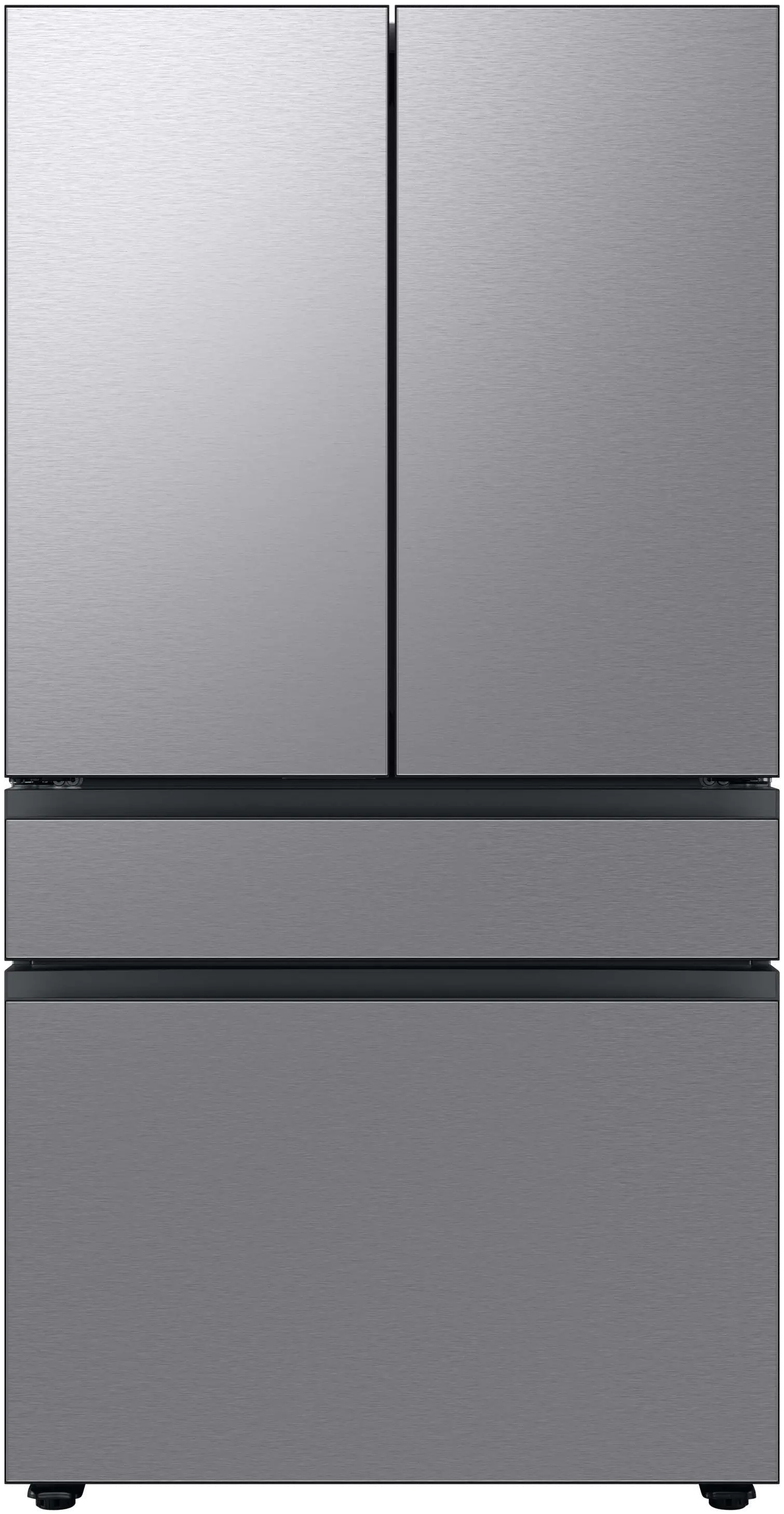 RF23BB8600QL Samsung Bespoke 23 cu ft 4 Door Refrigerator - Counter Depth Stainless Steel-1