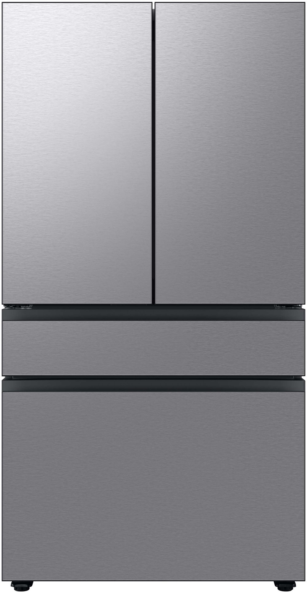 Samsung Bespoke 23 cu ft 4 Door Refrigerator - Counter Depth Stainless Steel