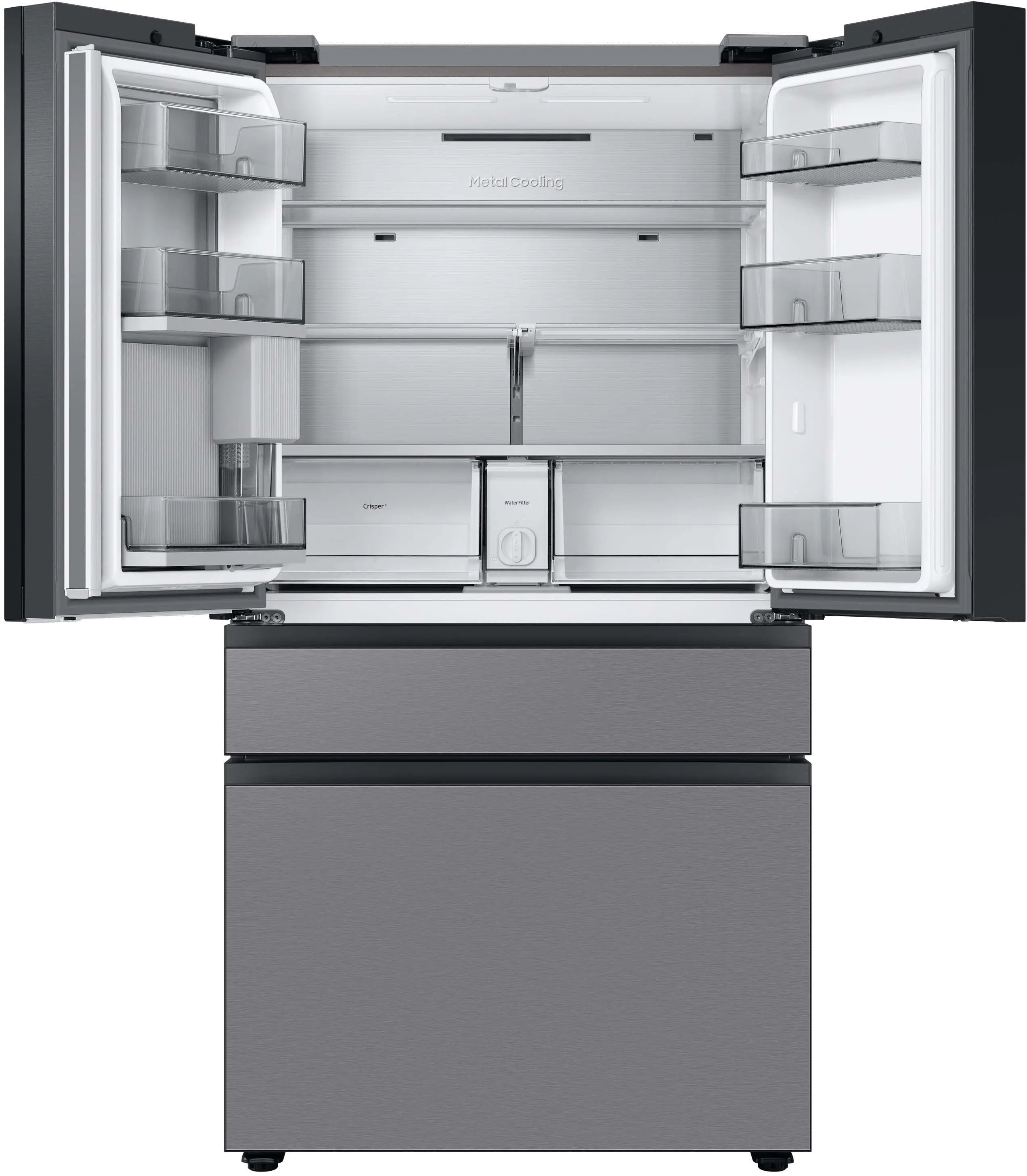 RF23BB8600QL Samsung Bespoke 23 cu ft 4 Door Refrigerator - Counter Depth Stainless Steel-4