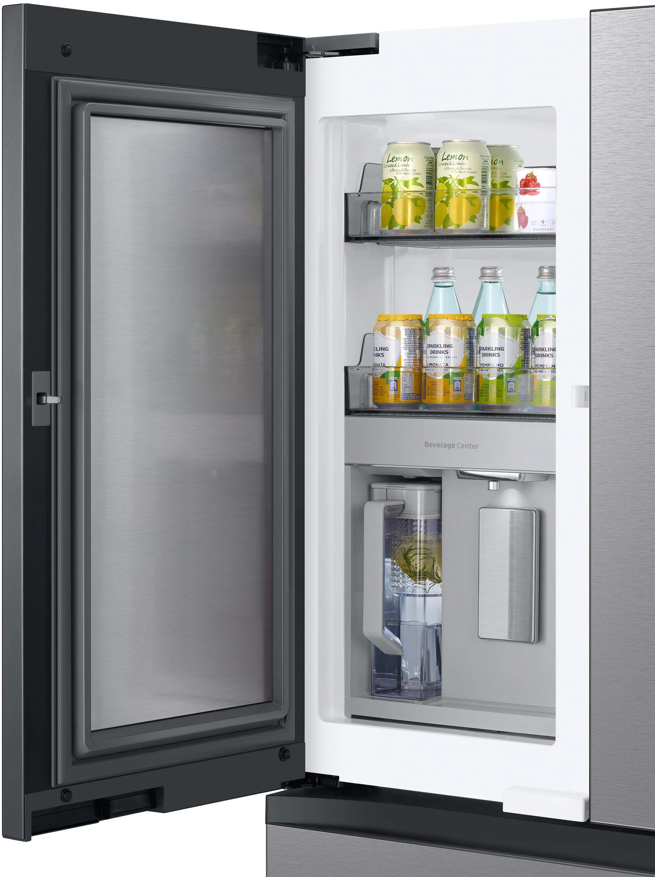 RF23BB8600QL Samsung Bespoke 23 cu ft 4 Door Refrigerator - Counter Depth Stainless Steel-6