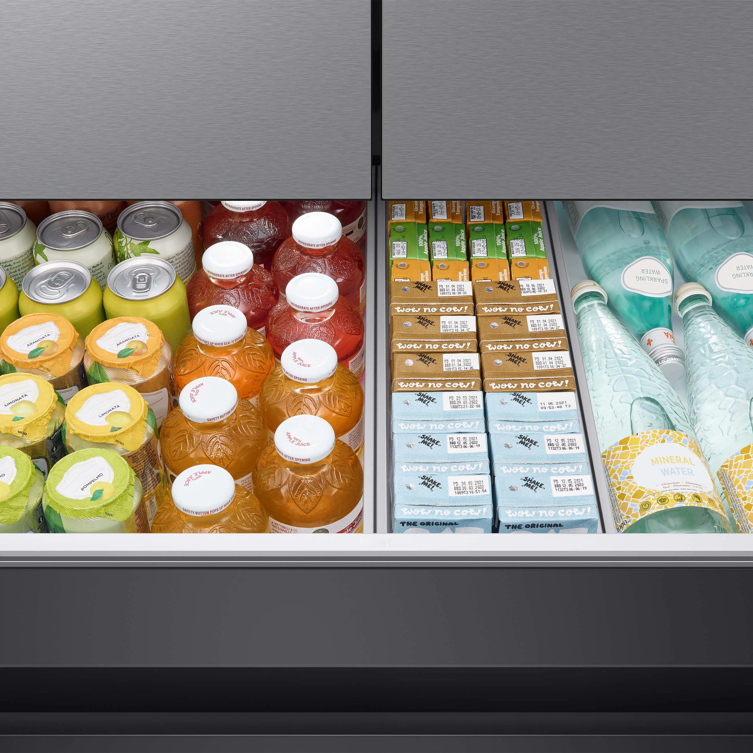 RF23BB8600QL Samsung Bespoke 23 cu ft 4 Door Refrigerator - Counter Depth Stainless Steel-9