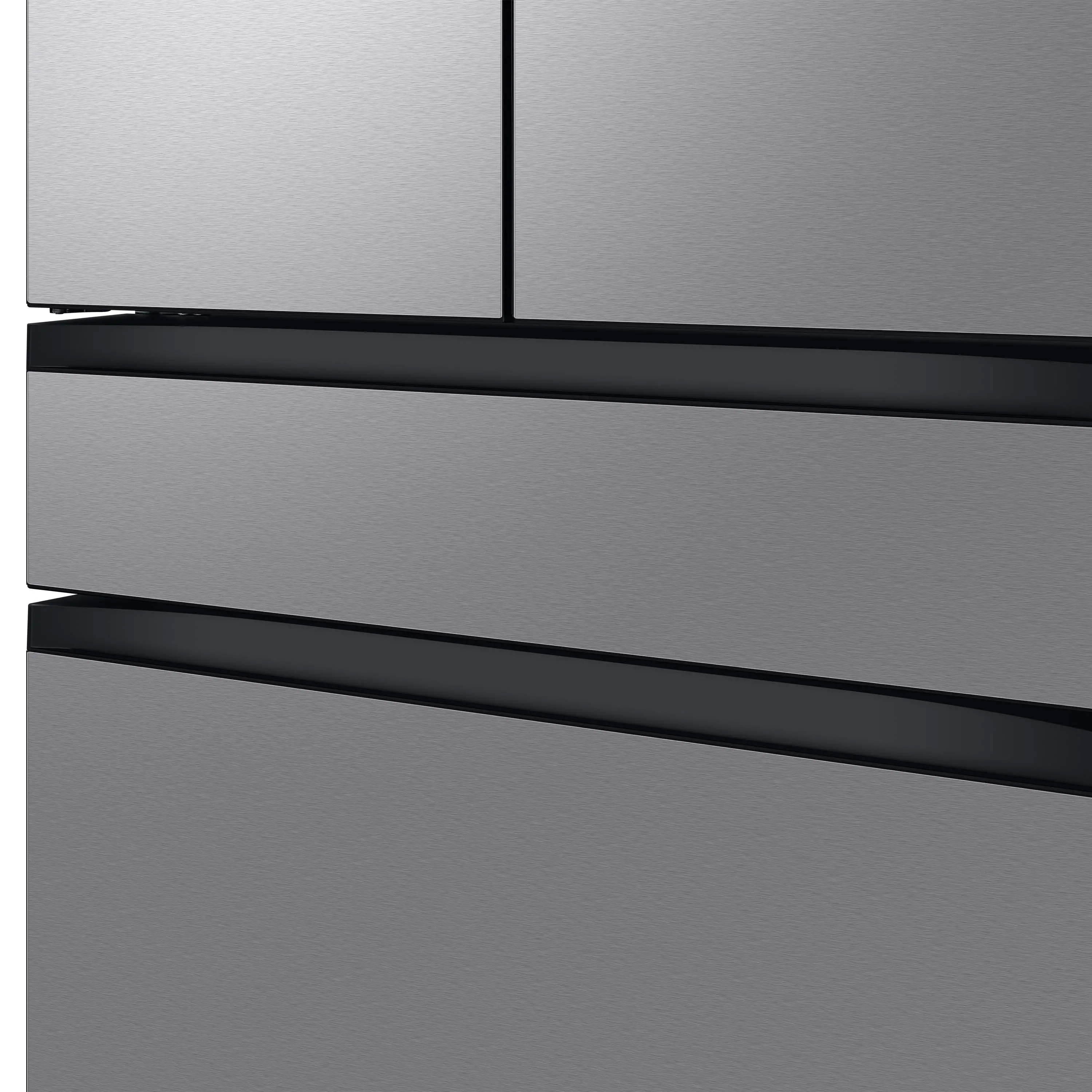 RF23BB8600QL Samsung Bespoke AI 23 Cu Ft 4‑Door Flex™ Refrigerator – Counter‑Depth Stainless Steel-9