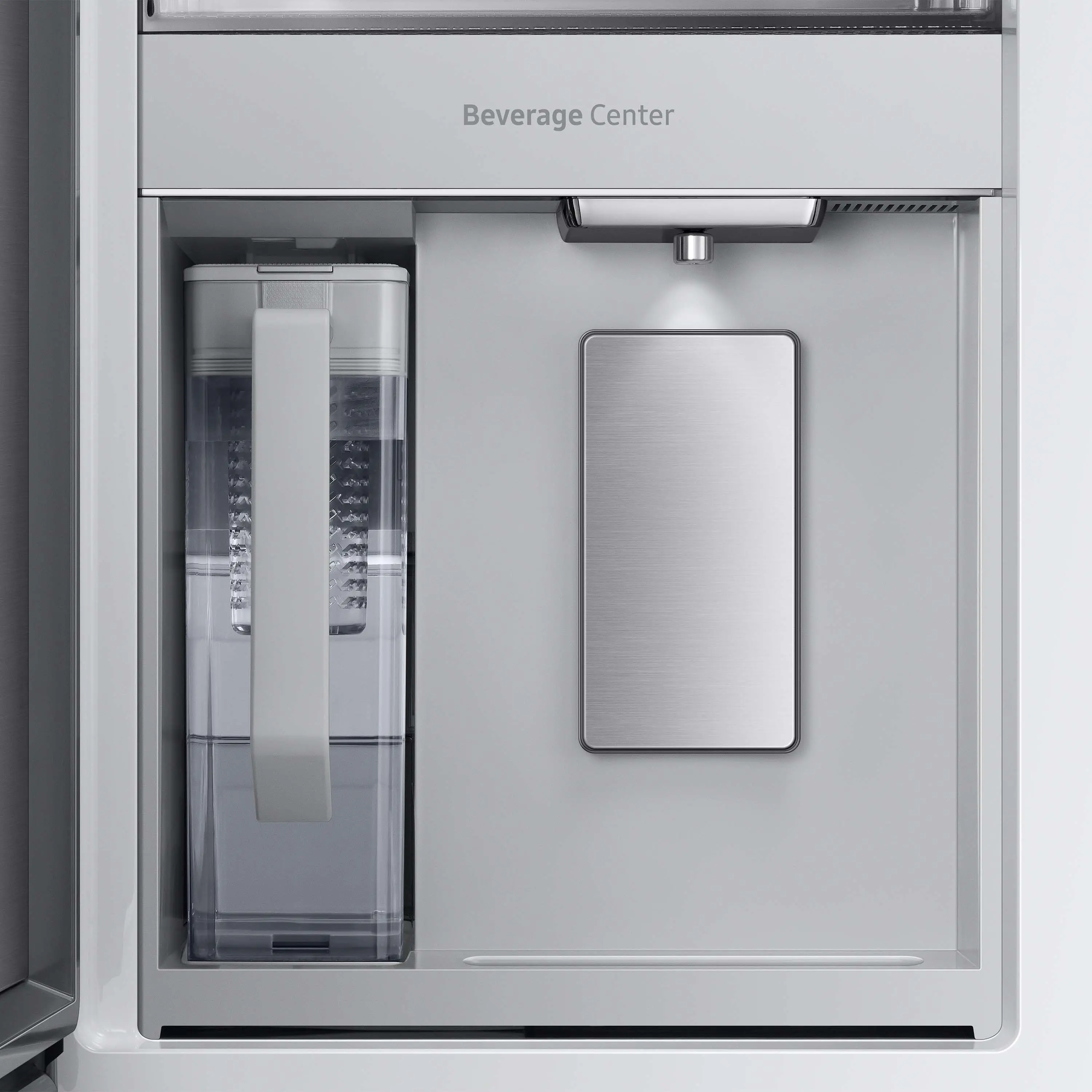 RF29BB860012 Samsung Bespoke AI 29 Cu Ft 4‑Door Flex™ Refrigerator – White Glass-5