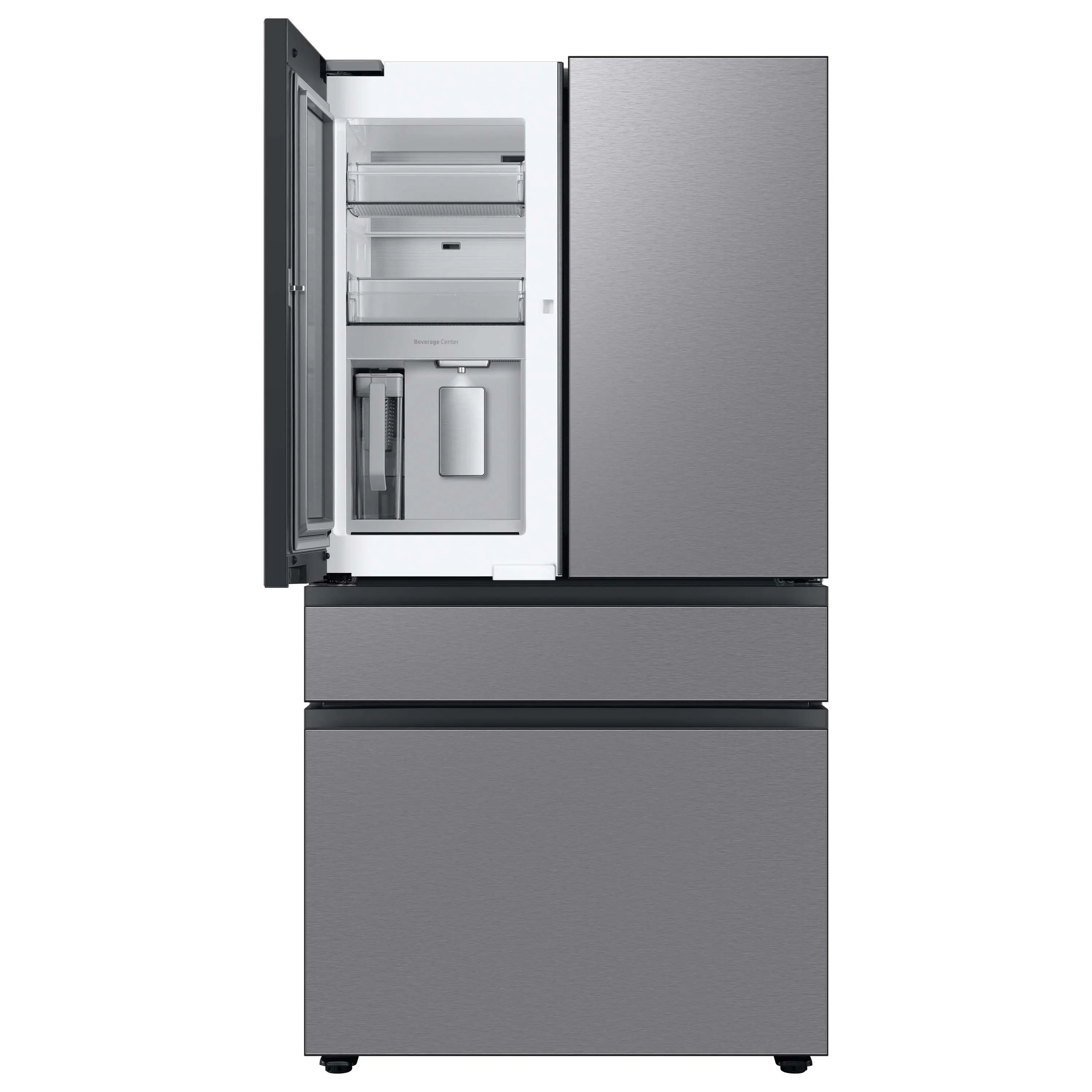 RF29BB8600QL Samsung Bespoke AI 29 Cu Ft 4‑Door Flex™ Refrigerator – Stainless Steel-4
