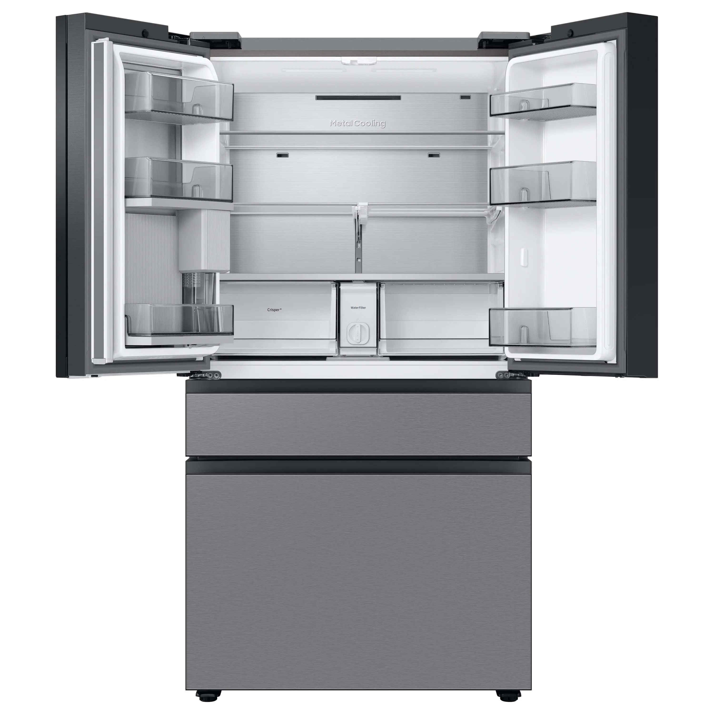 RF29BB8600QL Samsung Bespoke AI 29 Cu Ft 4‑Door Flex™ Refrigerator – Stainless Steel-6