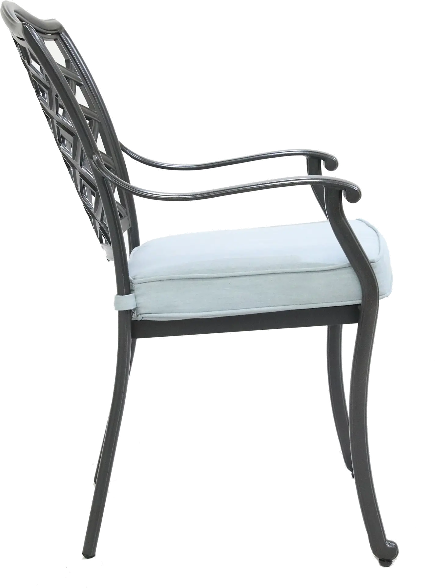 Halston Blue Dining Arm Chair-3