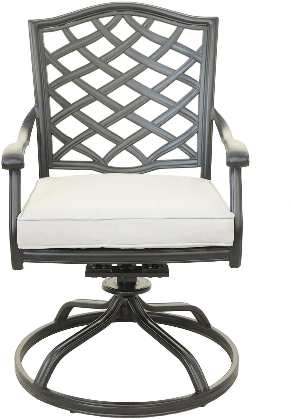 Halston Cream Dining Swivel Chair