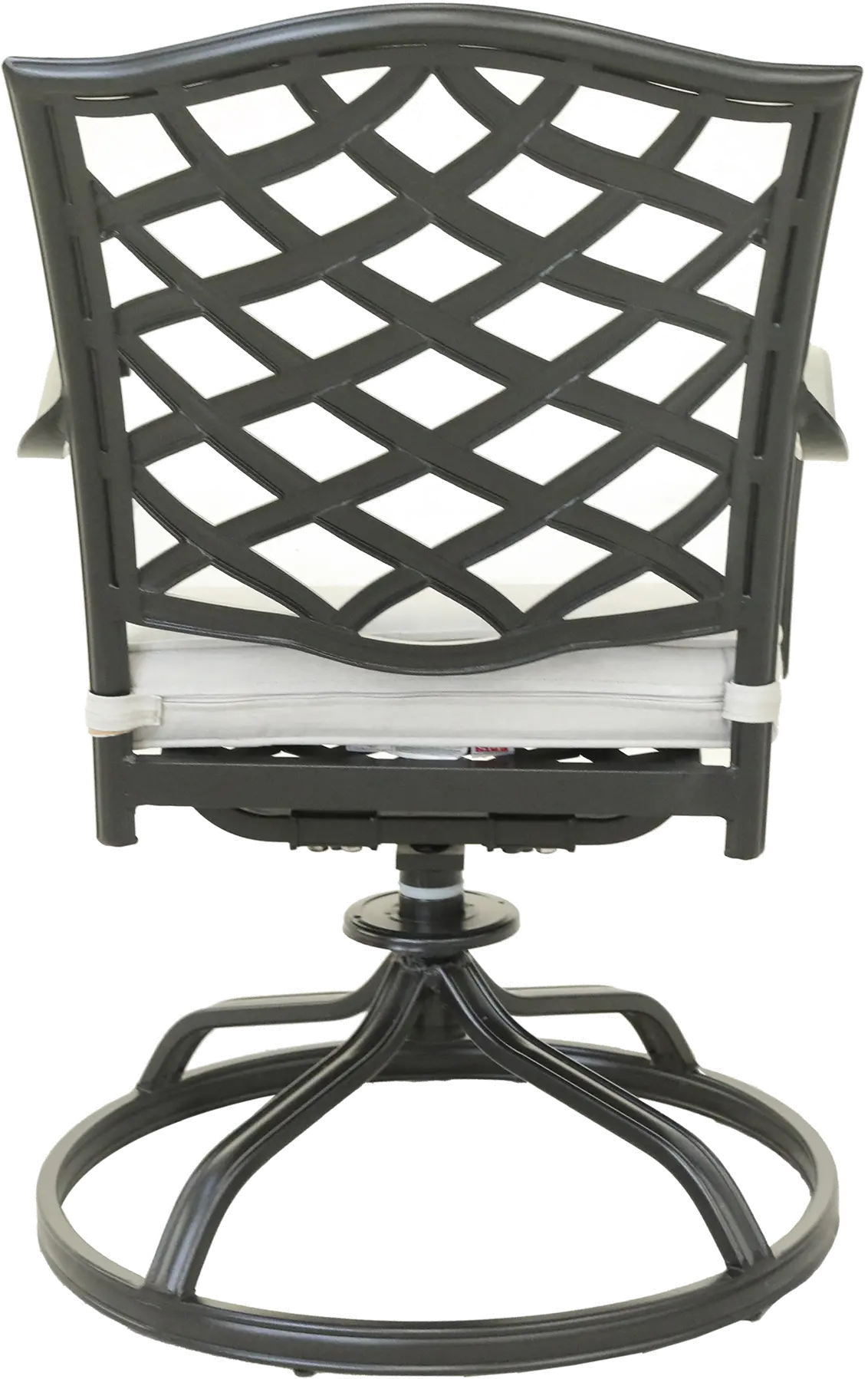 Halston Cream Dining Swivel Chair-5
