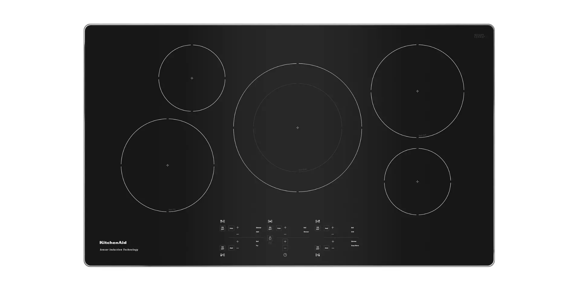 KCIG556JSS KitchenAid 36 Inch Induction Cooktop - Stainless Steel-1