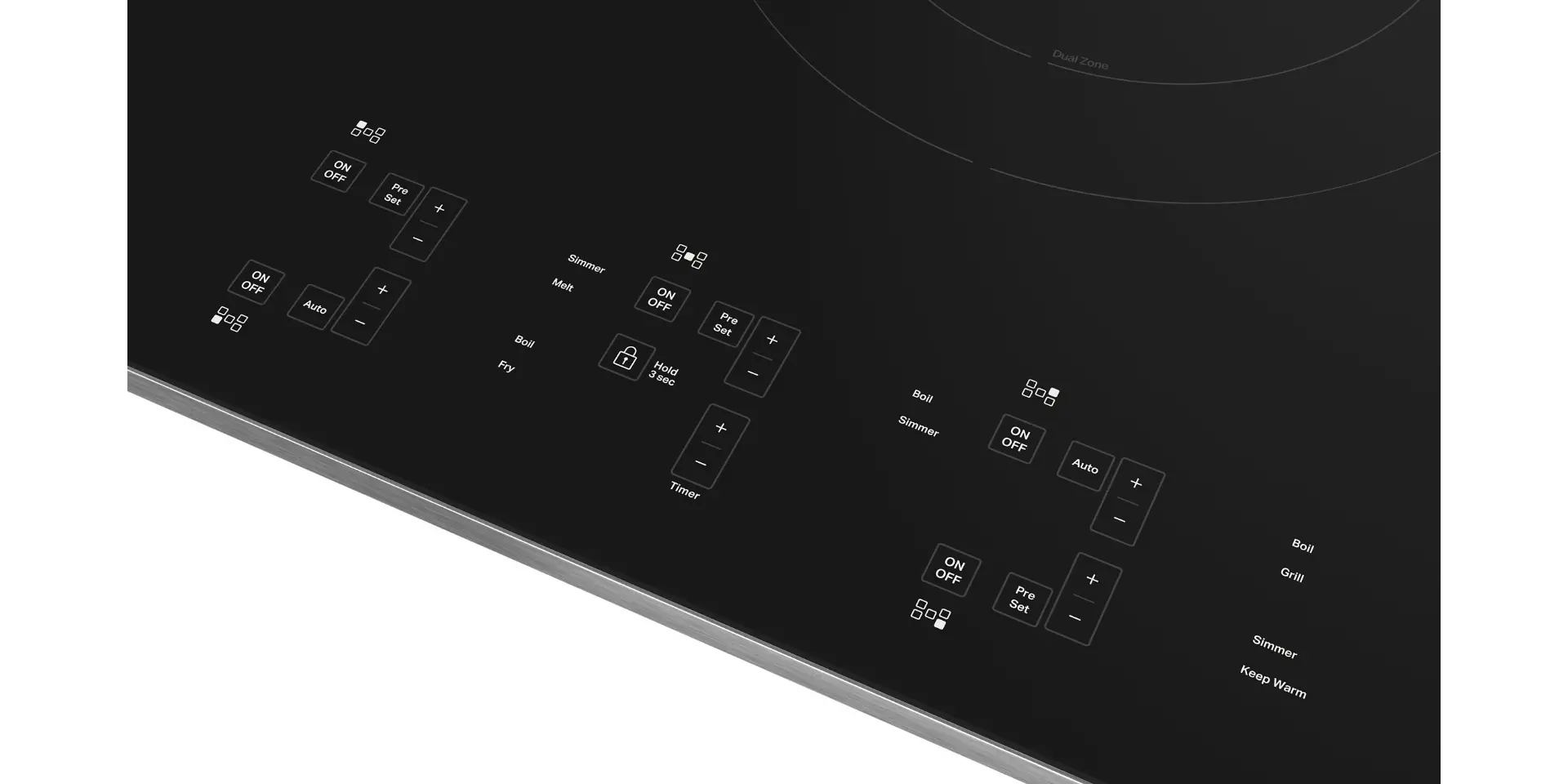 KCIG556JSS KitchenAid 36 Inch Induction Cooktop - Stainless Steel-2