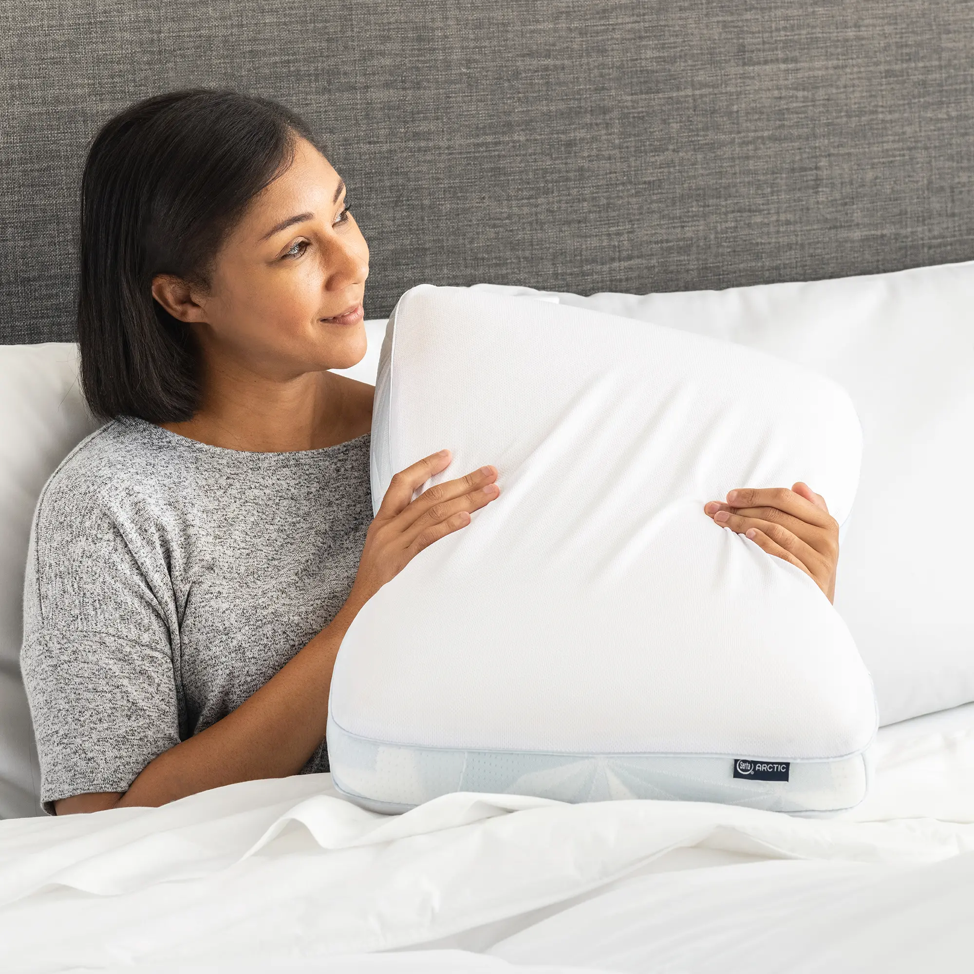 500442799-8050 Serta Arctic Foam Cooling Queen Pillow-5