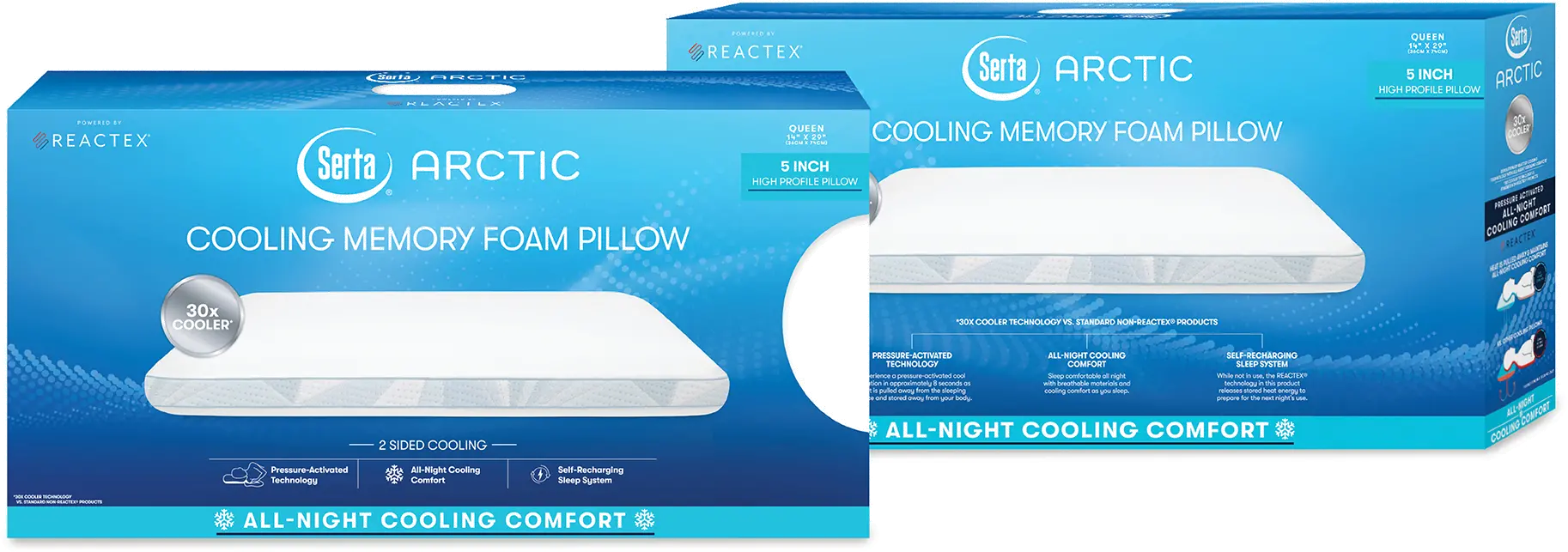 500442799-8050 Serta Arctic Foam Cooling Queen Pillow-9