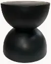 Terrazzo Black Accent Stool