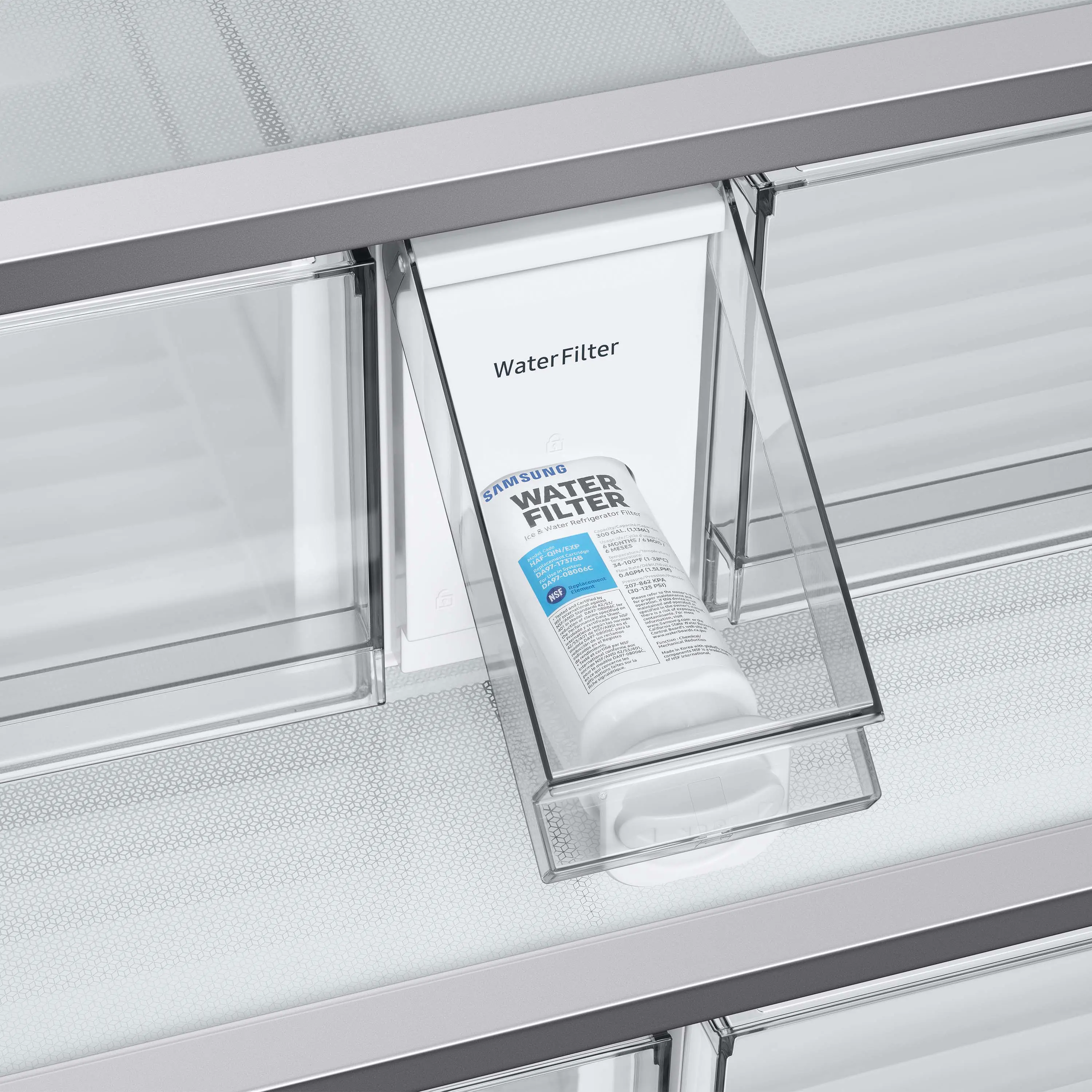 RF30BB620012 Samsung Bespoke 30 Cu Ft French Door Refrigerator - White Glass-13