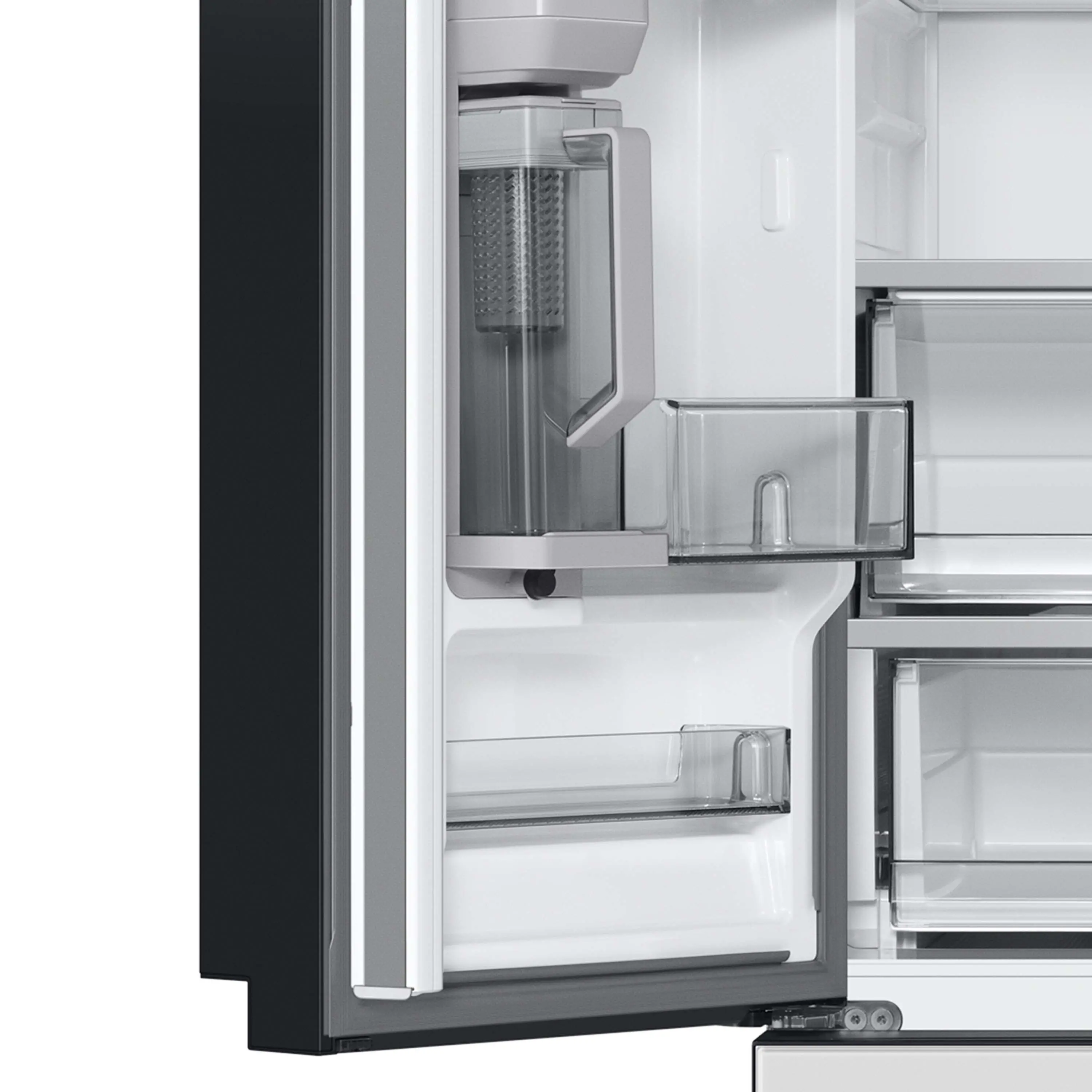 RF30BB620012 Samsung Bespoke 30 Cu Ft French Door Refrigerator - White Glass-4