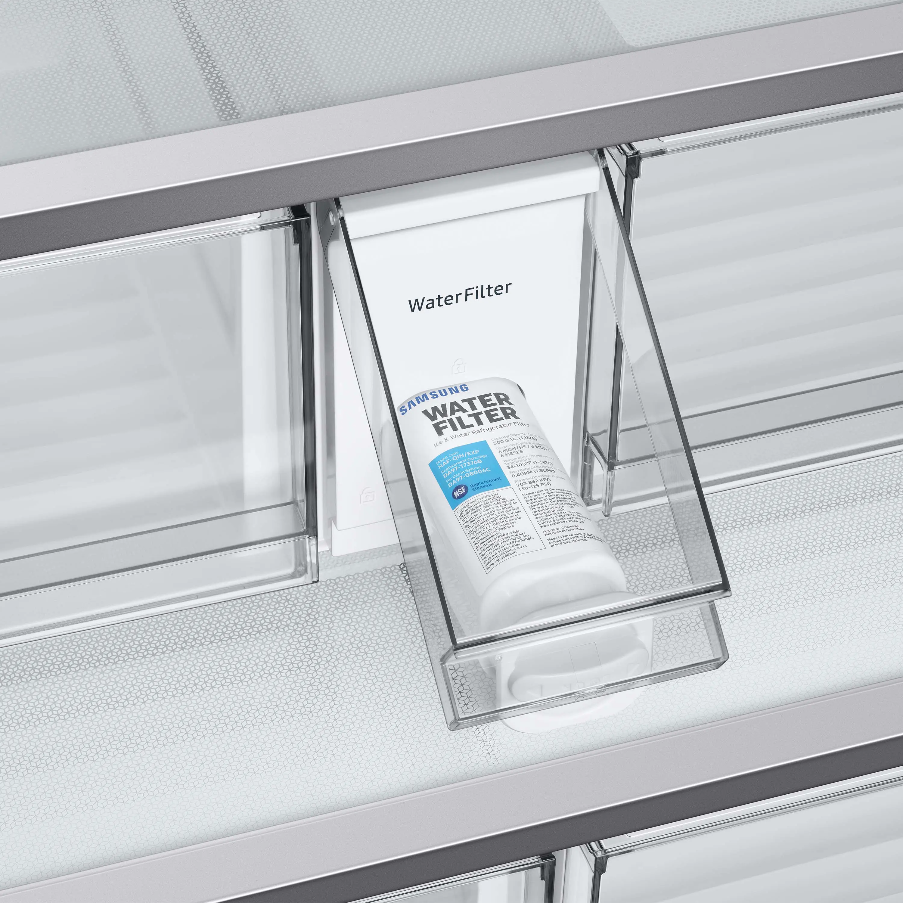 RF30BB620012 Samsung Bespoke 30 cu ft French Door Refrigerator - White Glass-11