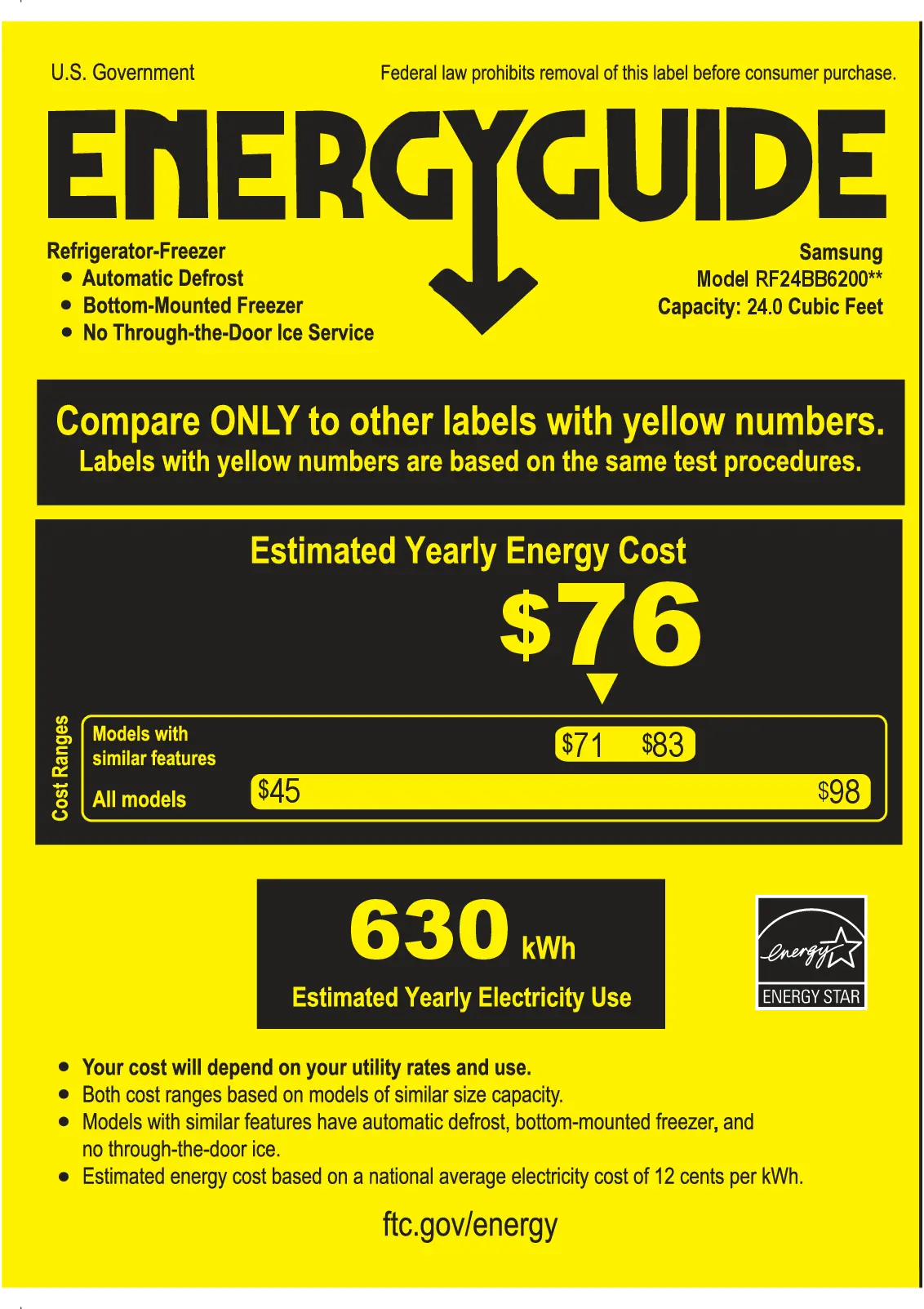 RF24BB620012 Samsung Bespoke 23 cu ft French Door Refrigerator - Counter Depth White Glass-15