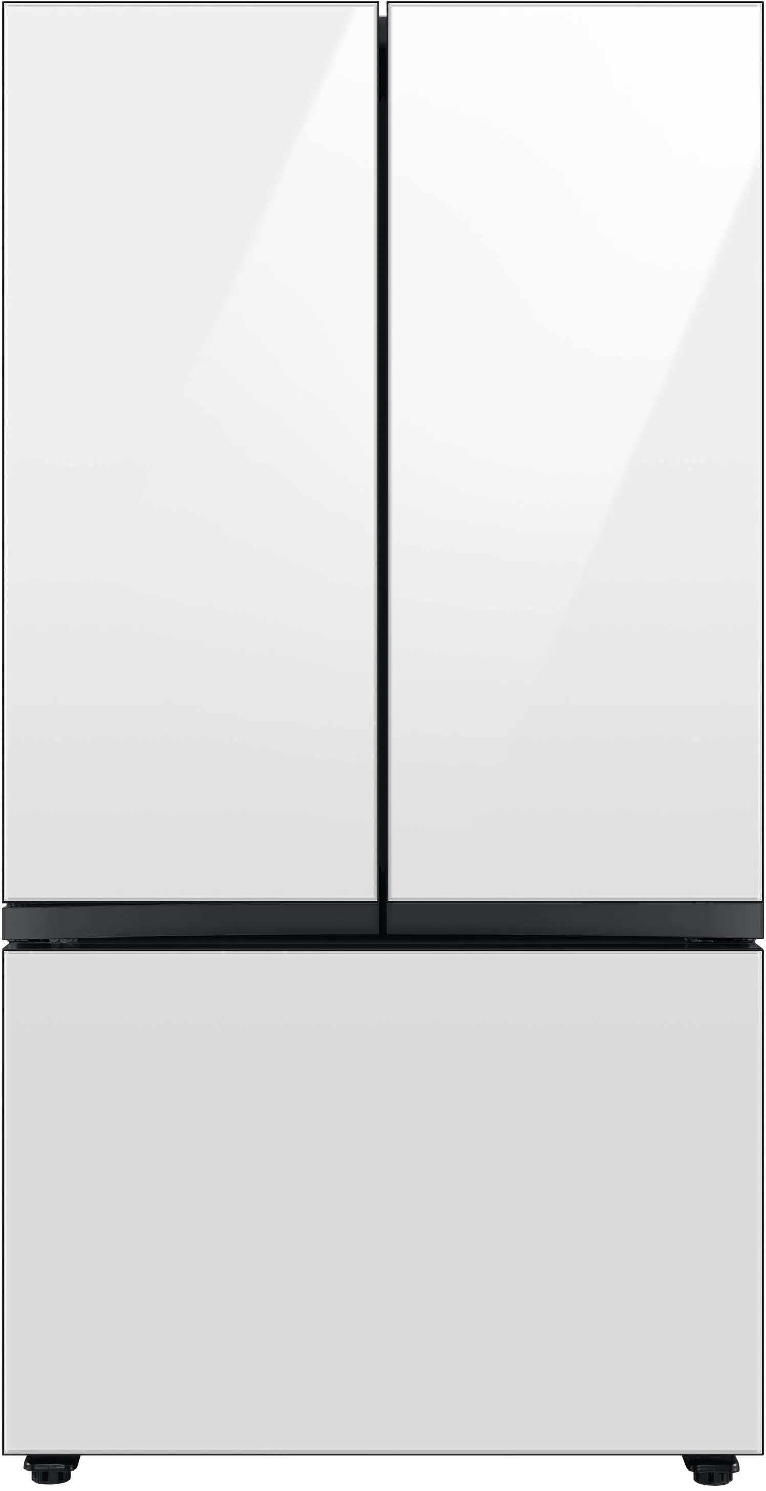 RF30BB660012 Samsung Bespoke 30 cu ft French Door Refrigerator - White Glass-2