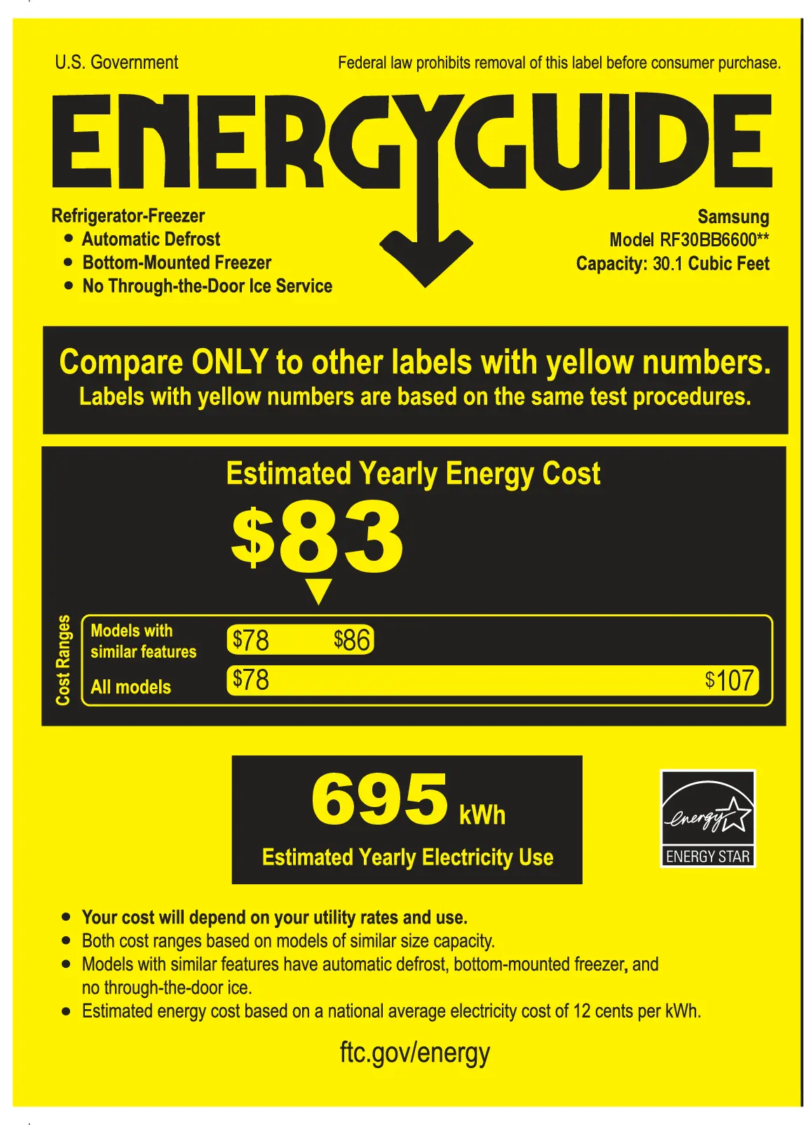 RF30BB660012 Samsung Bespoke 30 cu ft French Door Refrigerator - White Glass-18