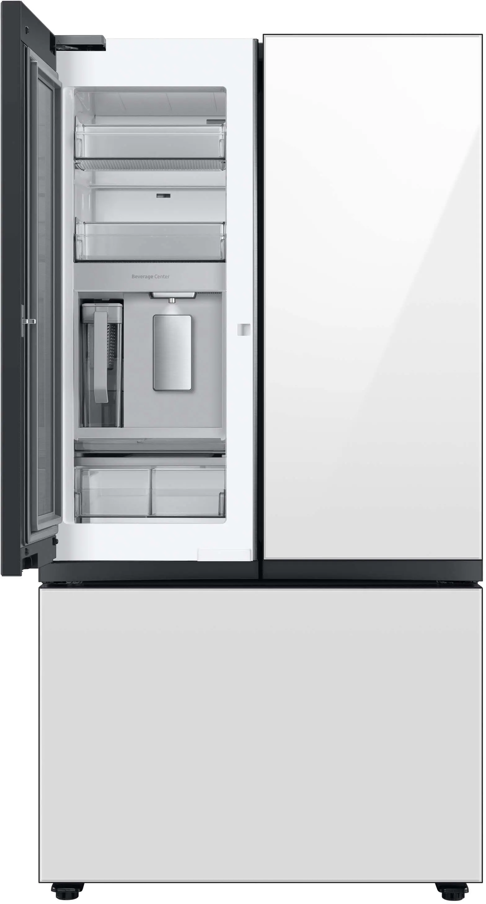 RF30BB660012 Samsung Bespoke 30 cu ft French Door Refrigerator - White Glass-1