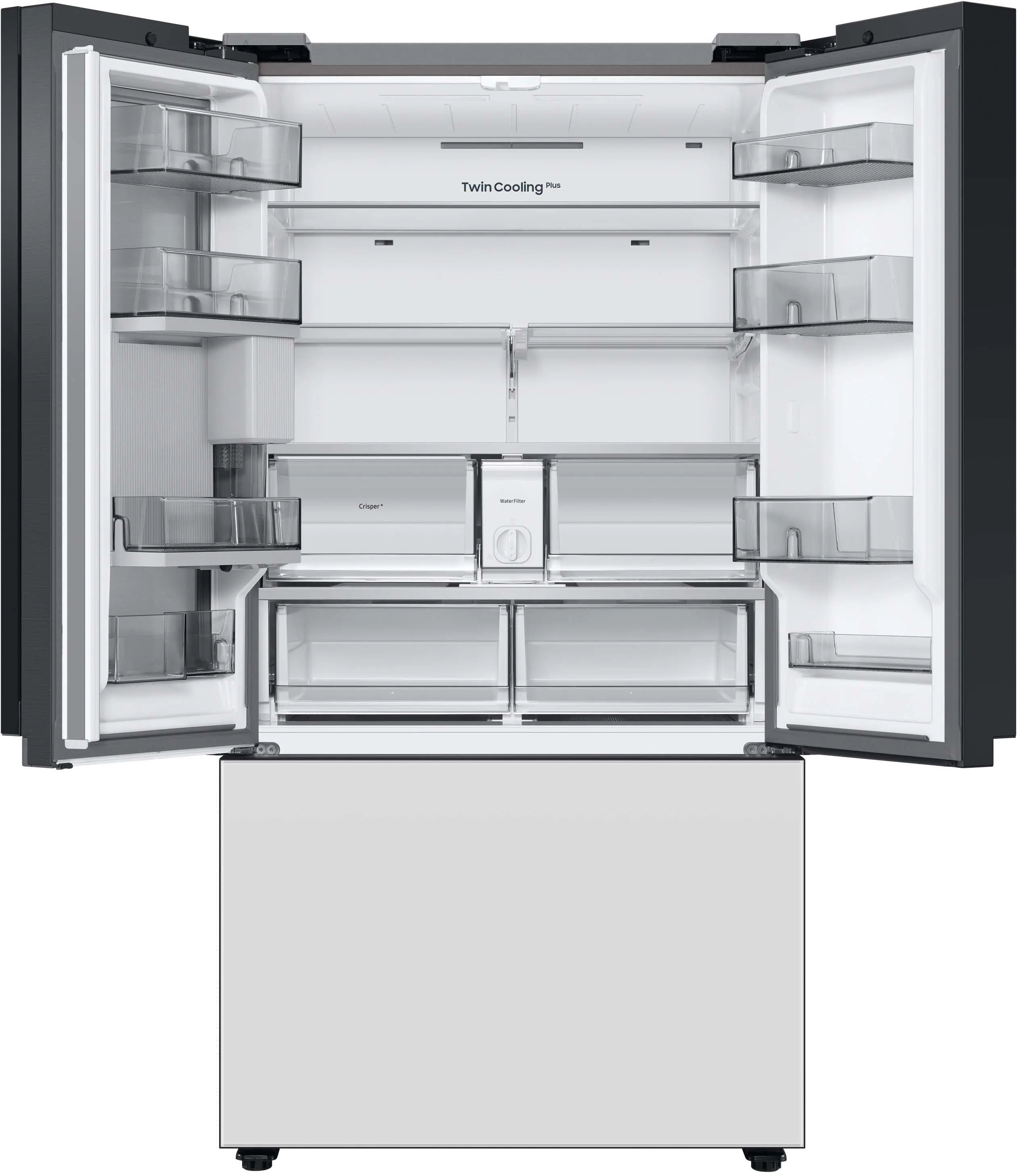 RF30BB660012 Samsung Bespoke 30 cu ft French Door Refrigerator - White Glass-4