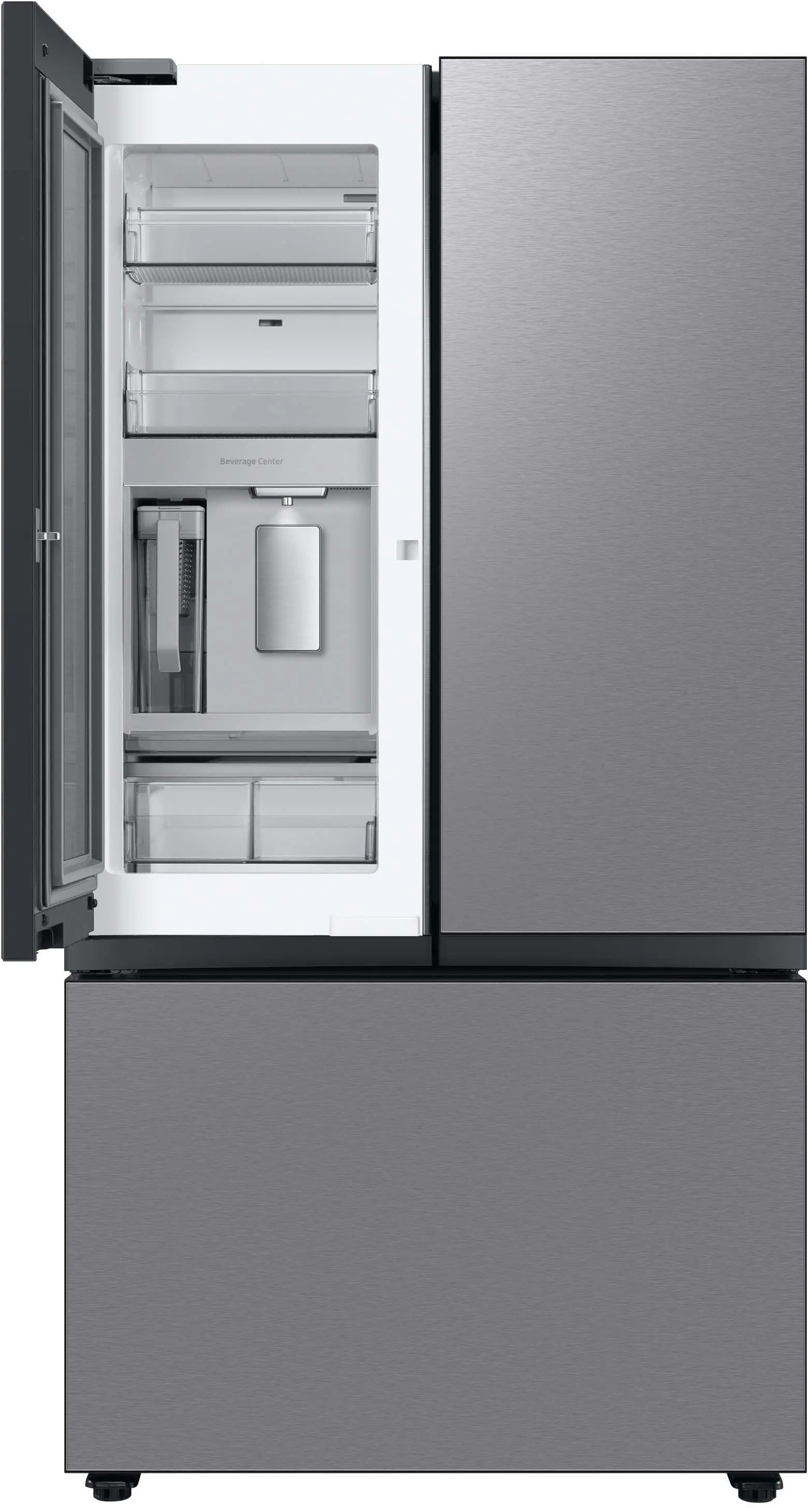 RF24BB6600QL Samsung Bespoke 24 cu ft French Door Refrigerator - Counter Depth Stainless Steel-1