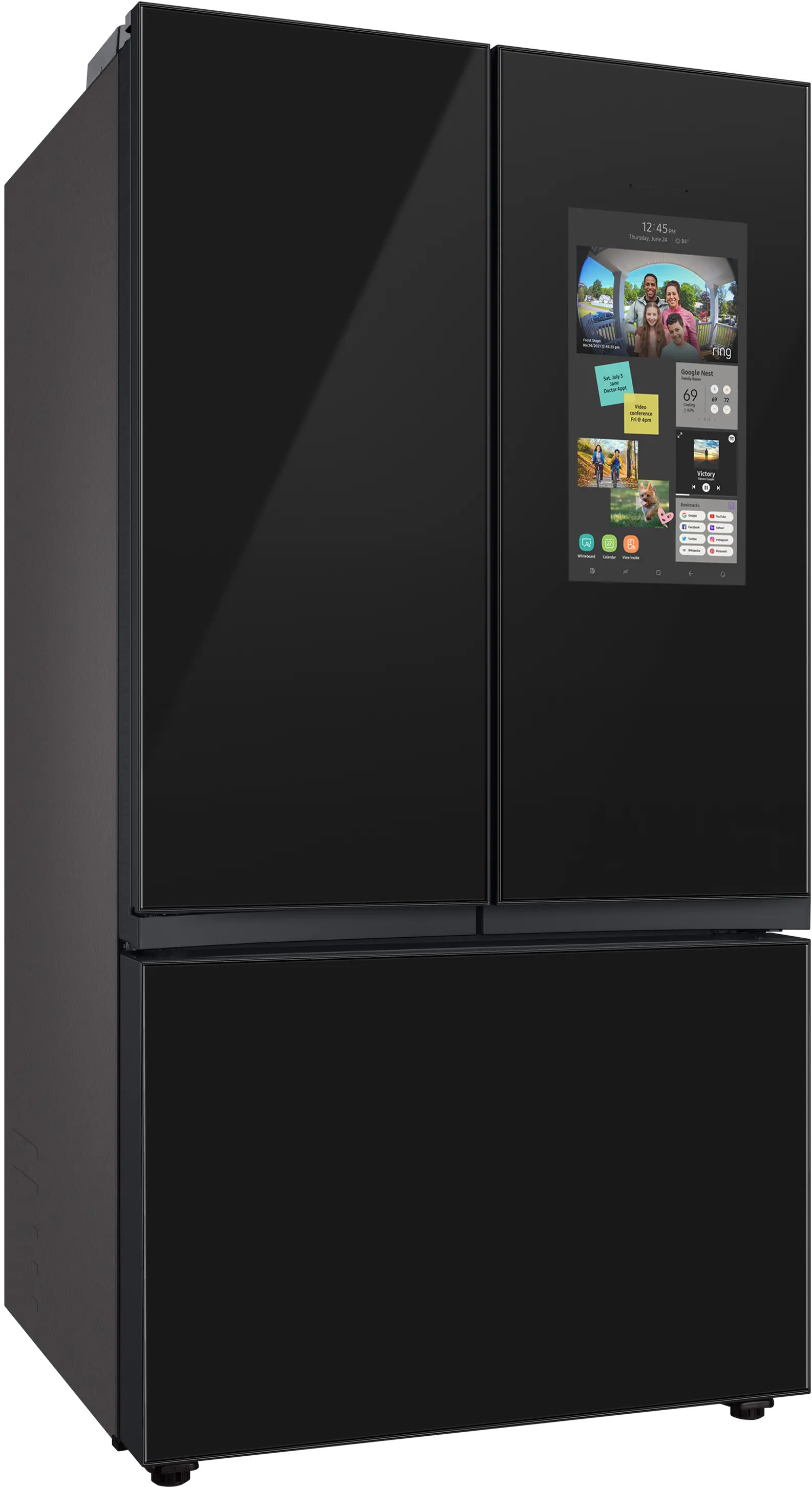 RF30BB6900AC Samsung Bespoke 30 cu ft French Door Refrigerator - Charcoal Glass-6