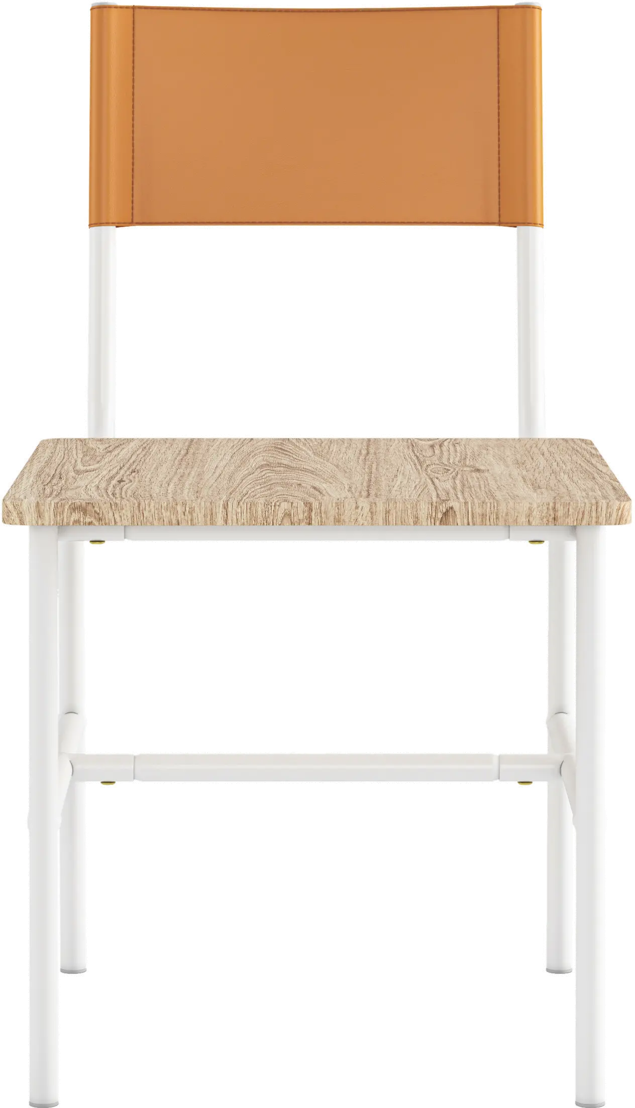 Director White Metal Dining Room Chair (Set of 2)-5