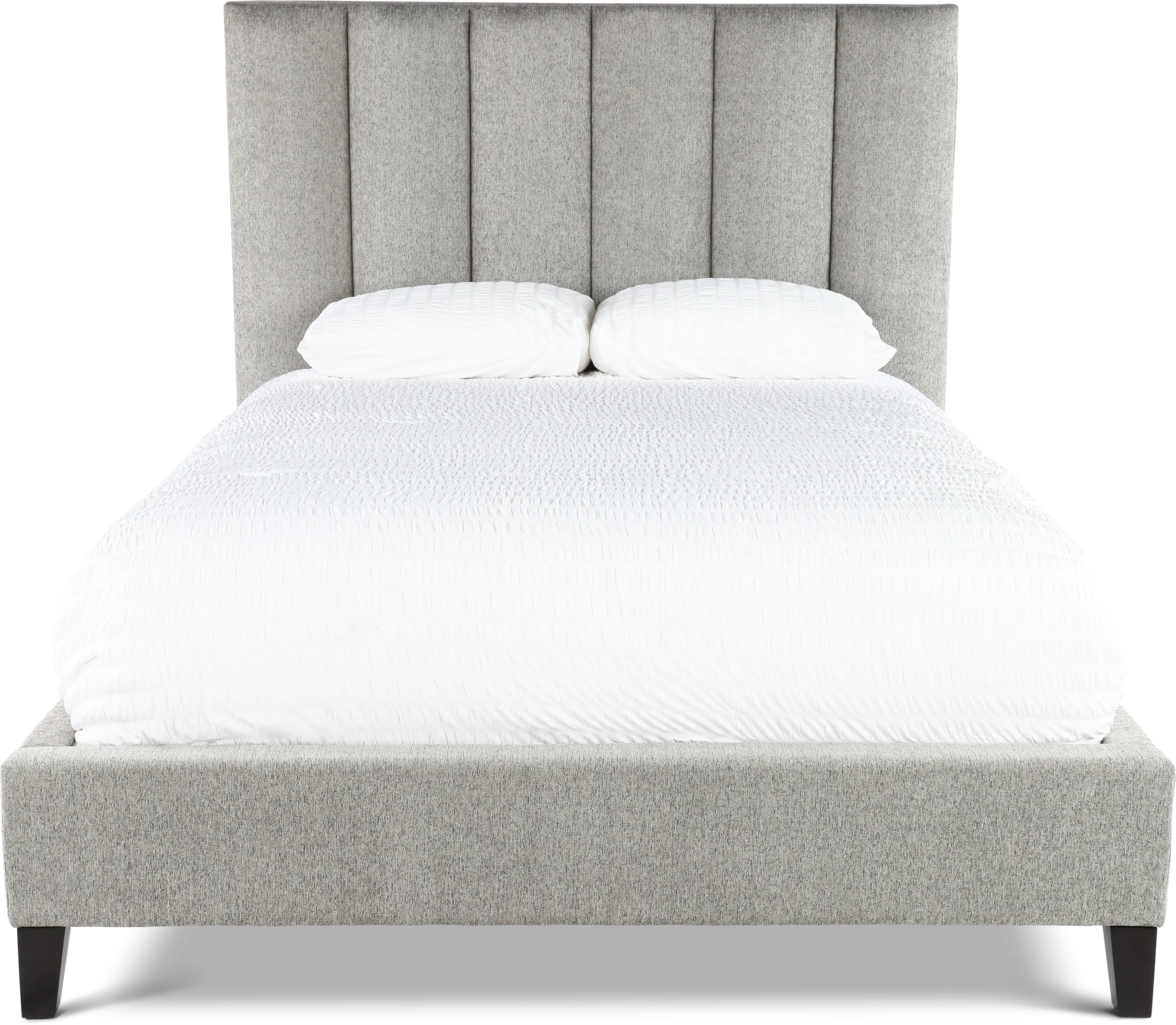 Avery Gray Queen Upholstered Bed-3