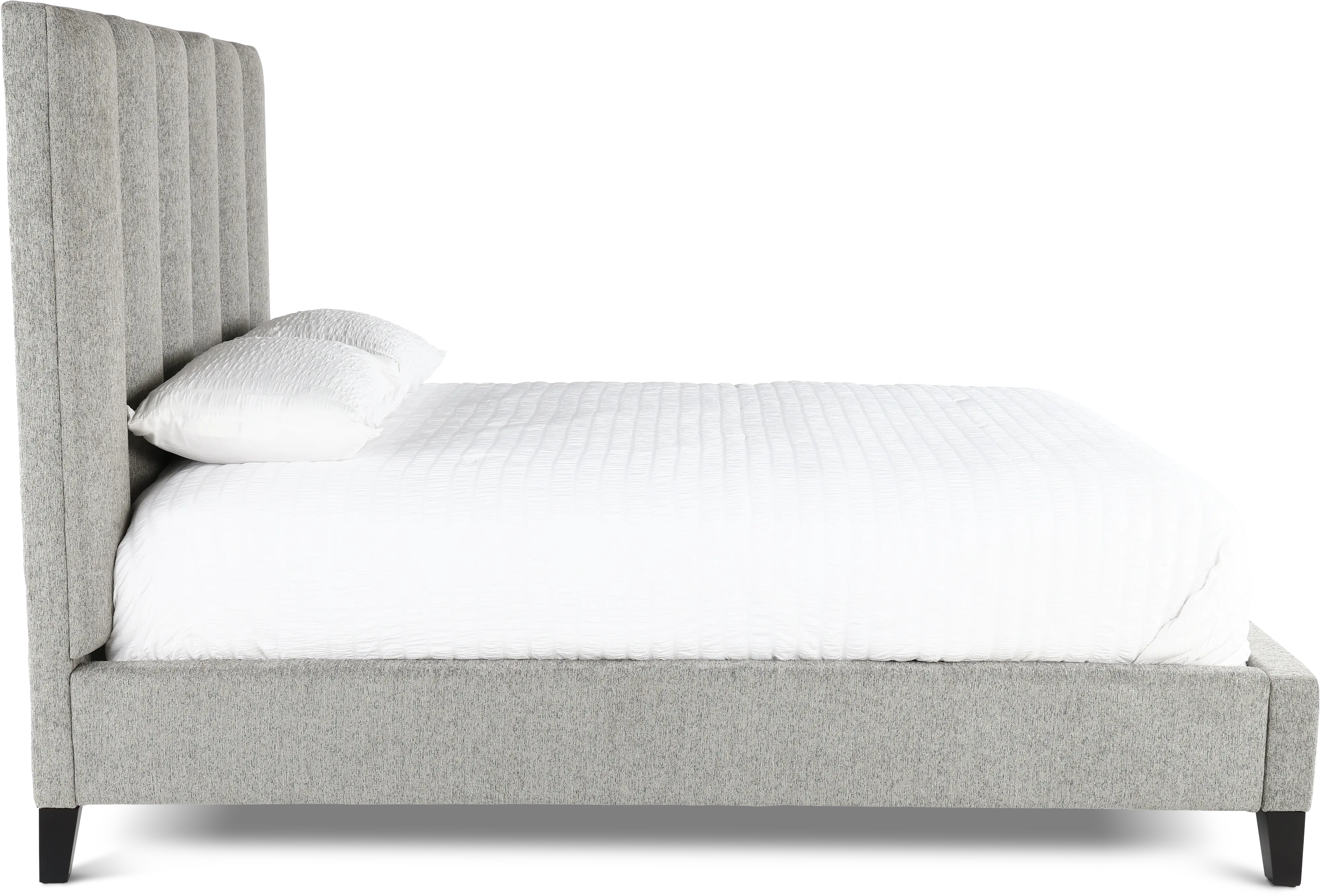 Avery Gray Queen Upholstered Bed-6
