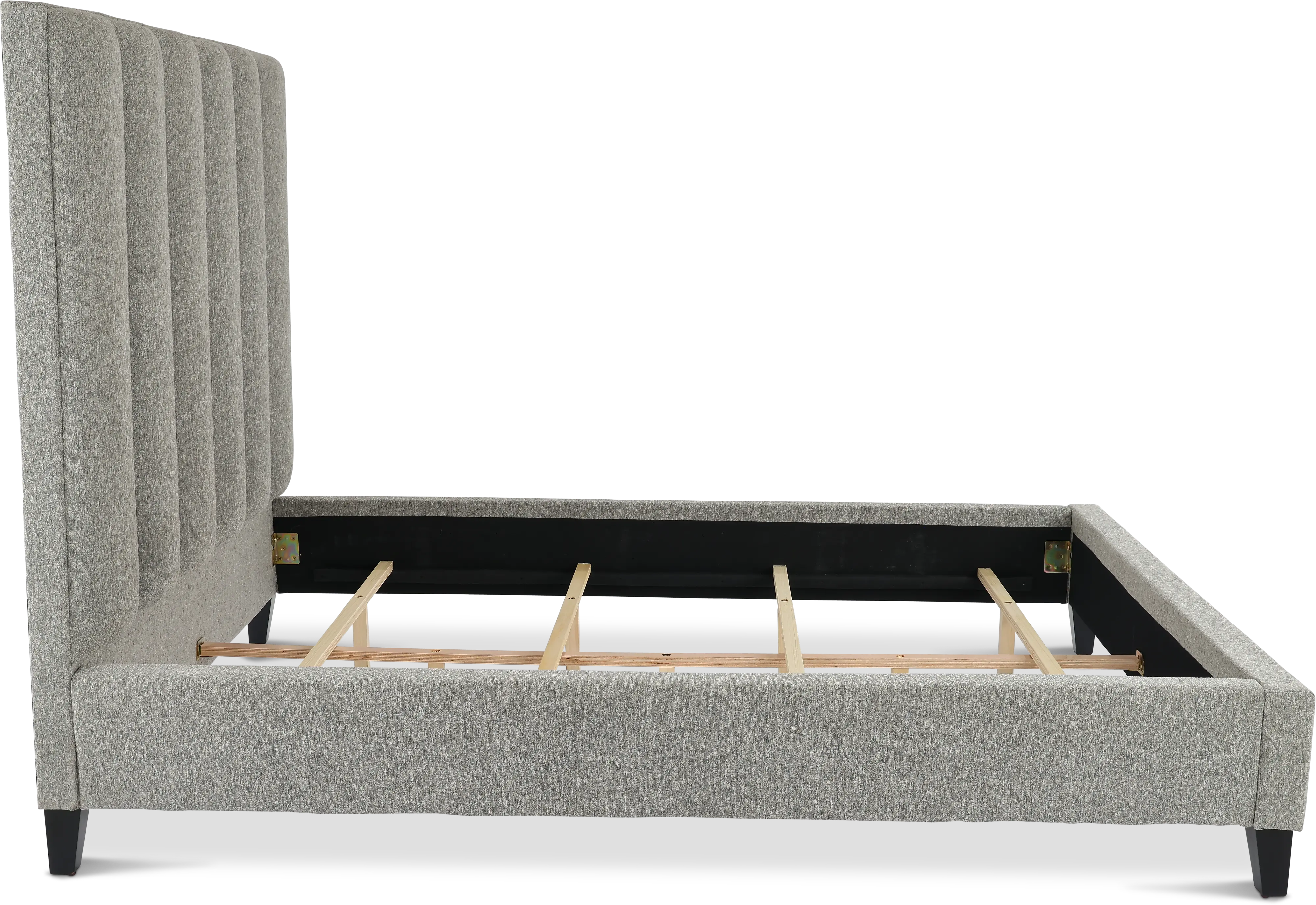 Avery Gray King Upholstered Bed-11