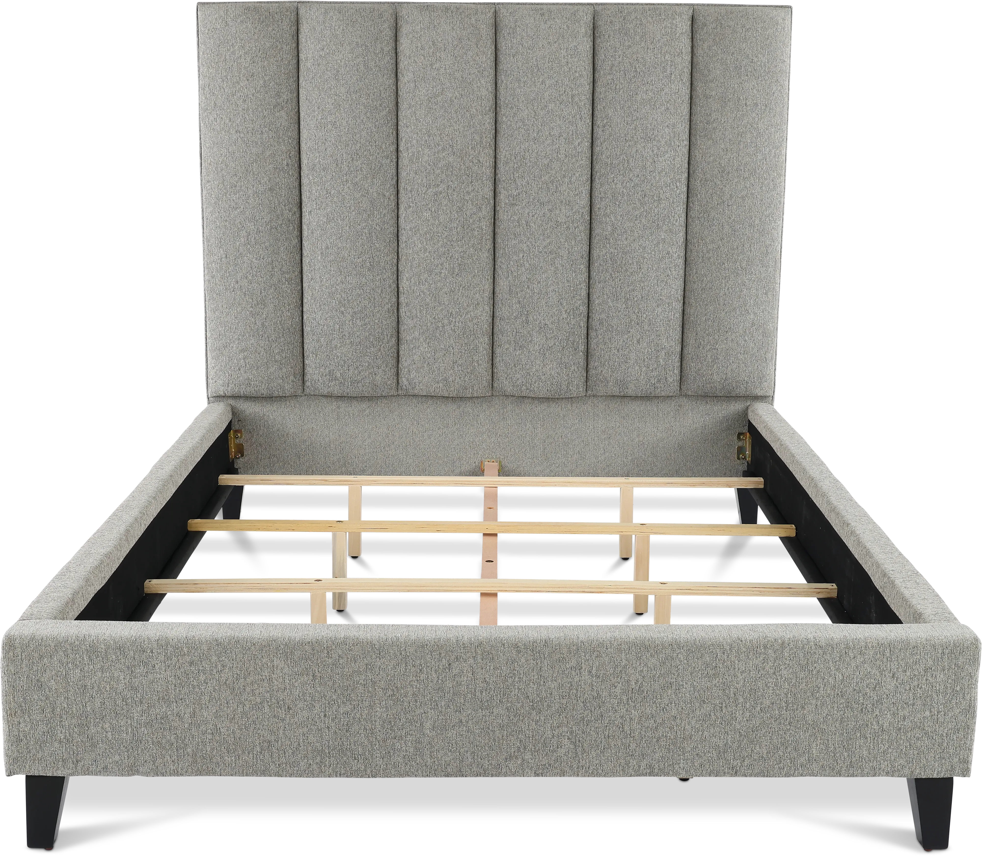 Avery Gray King Upholstered Bed-6